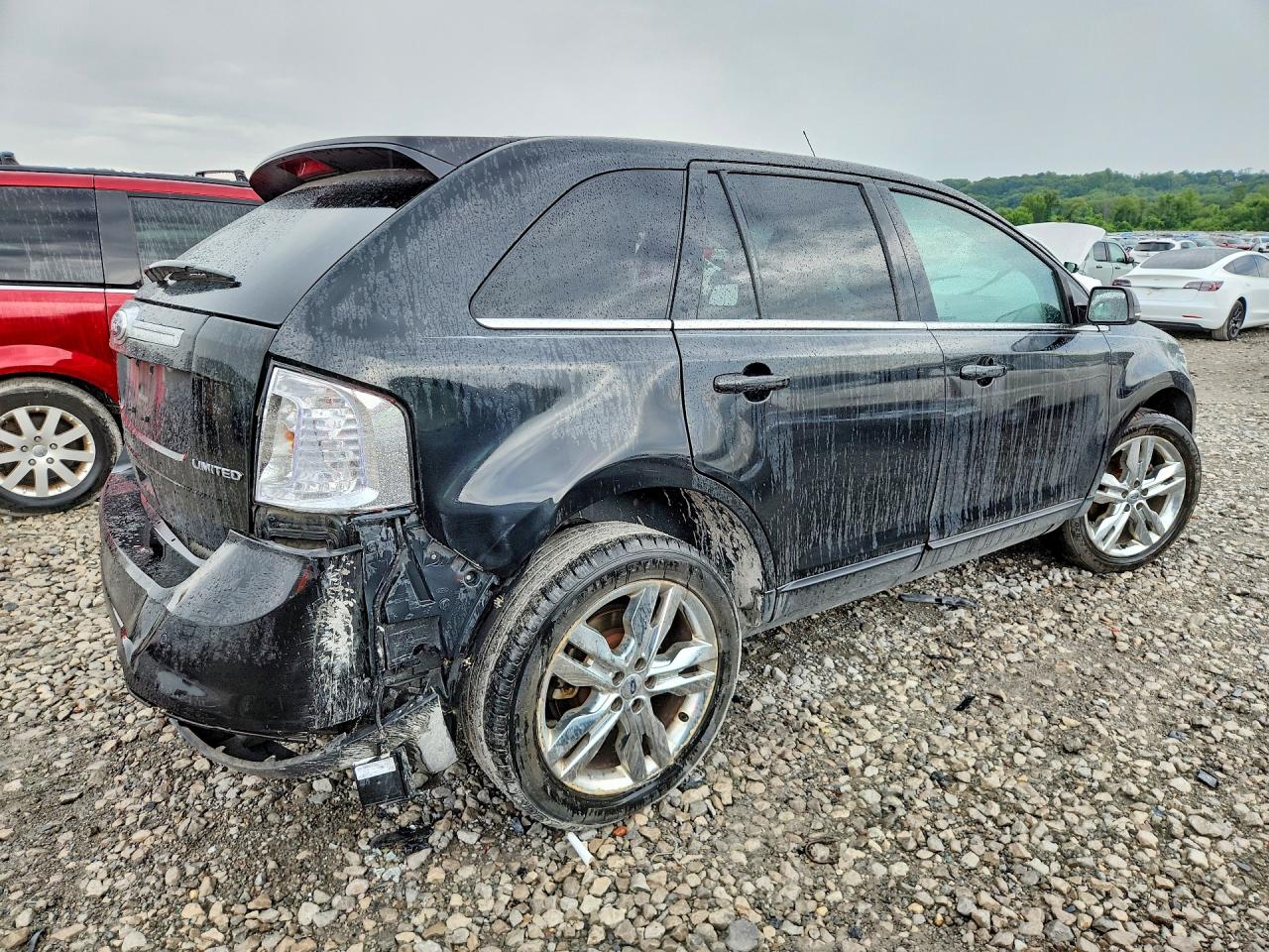 2013 Ford Edge Limited Black vin: 2FMDK3KC3DBB53394