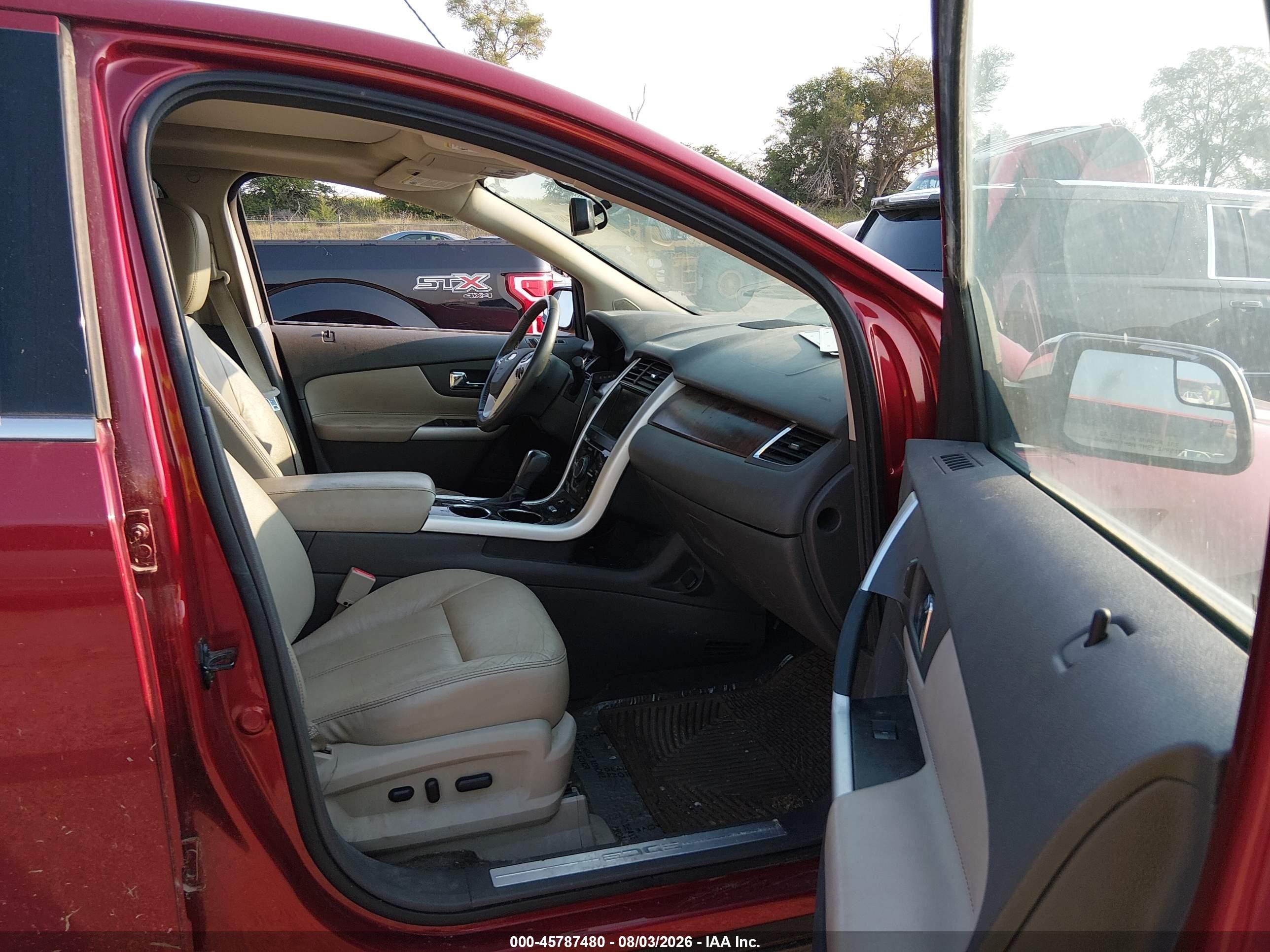 2013 Ford Edge Limited Red vin: 2FMDK3KC3DBB68963