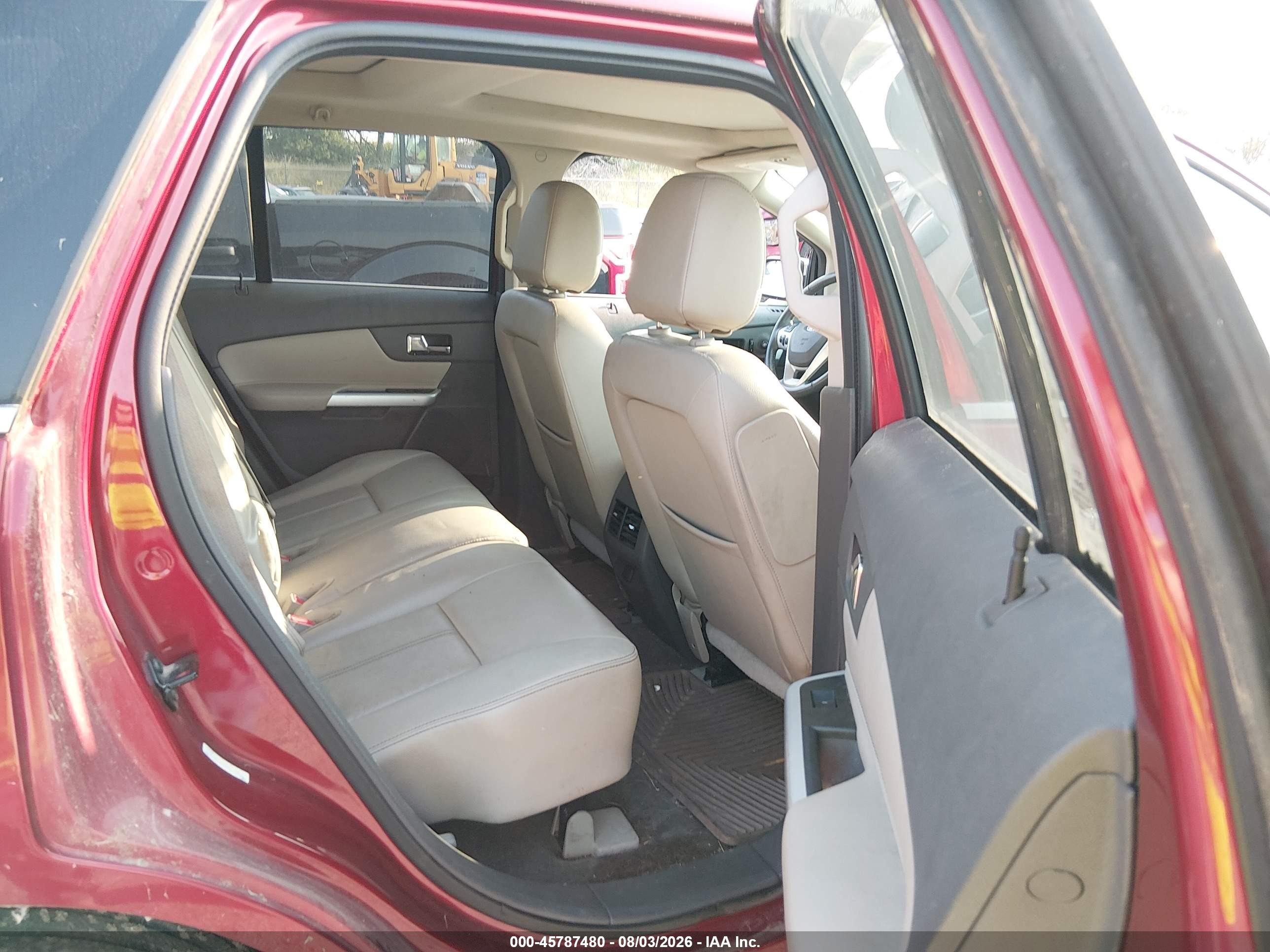 2013 Ford Edge Limited Red vin: 2FMDK3KC3DBB68963
