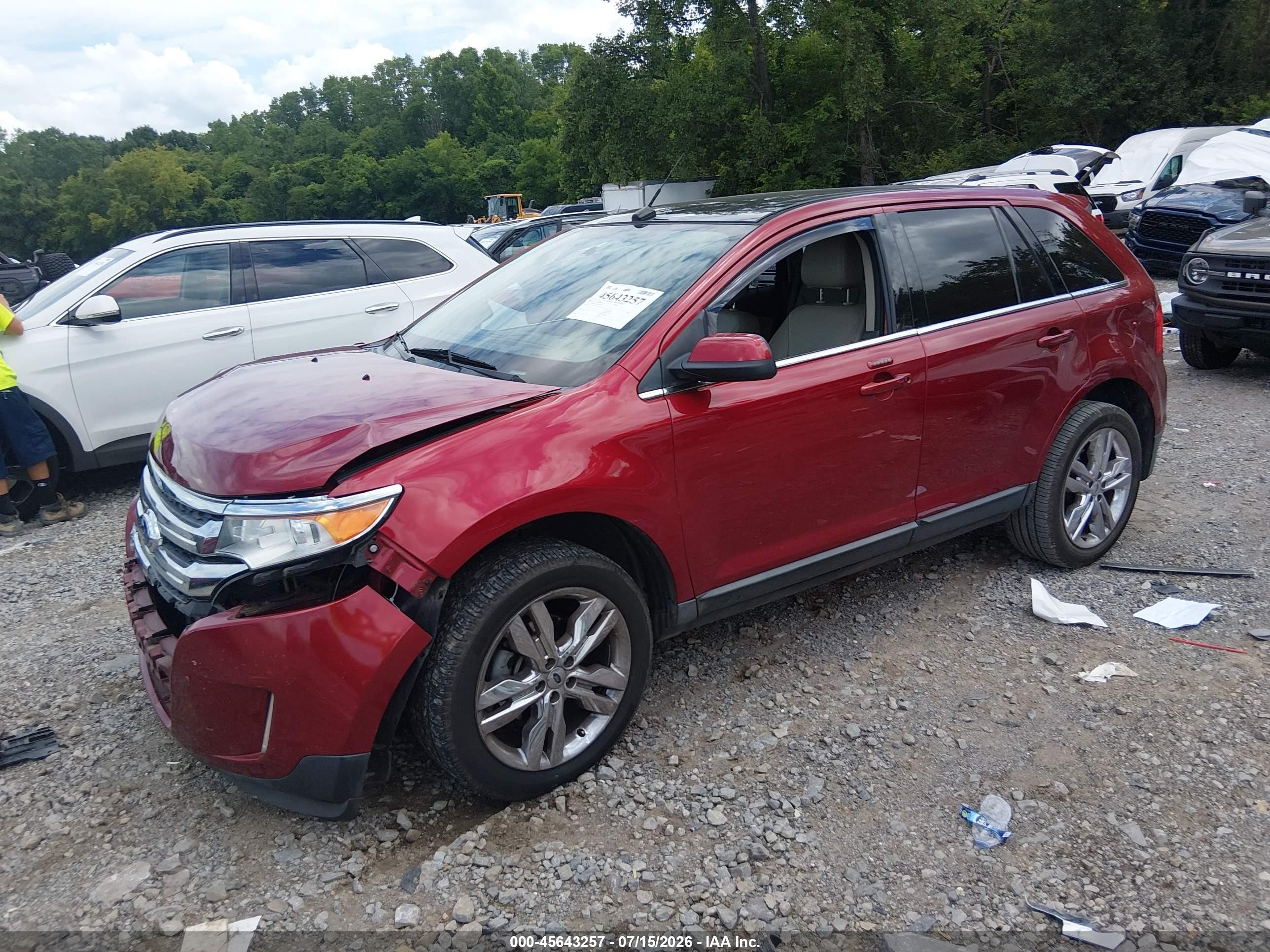 2013 Ford Edge Limited Gray vin: 2FMDK3KC3DBB97718