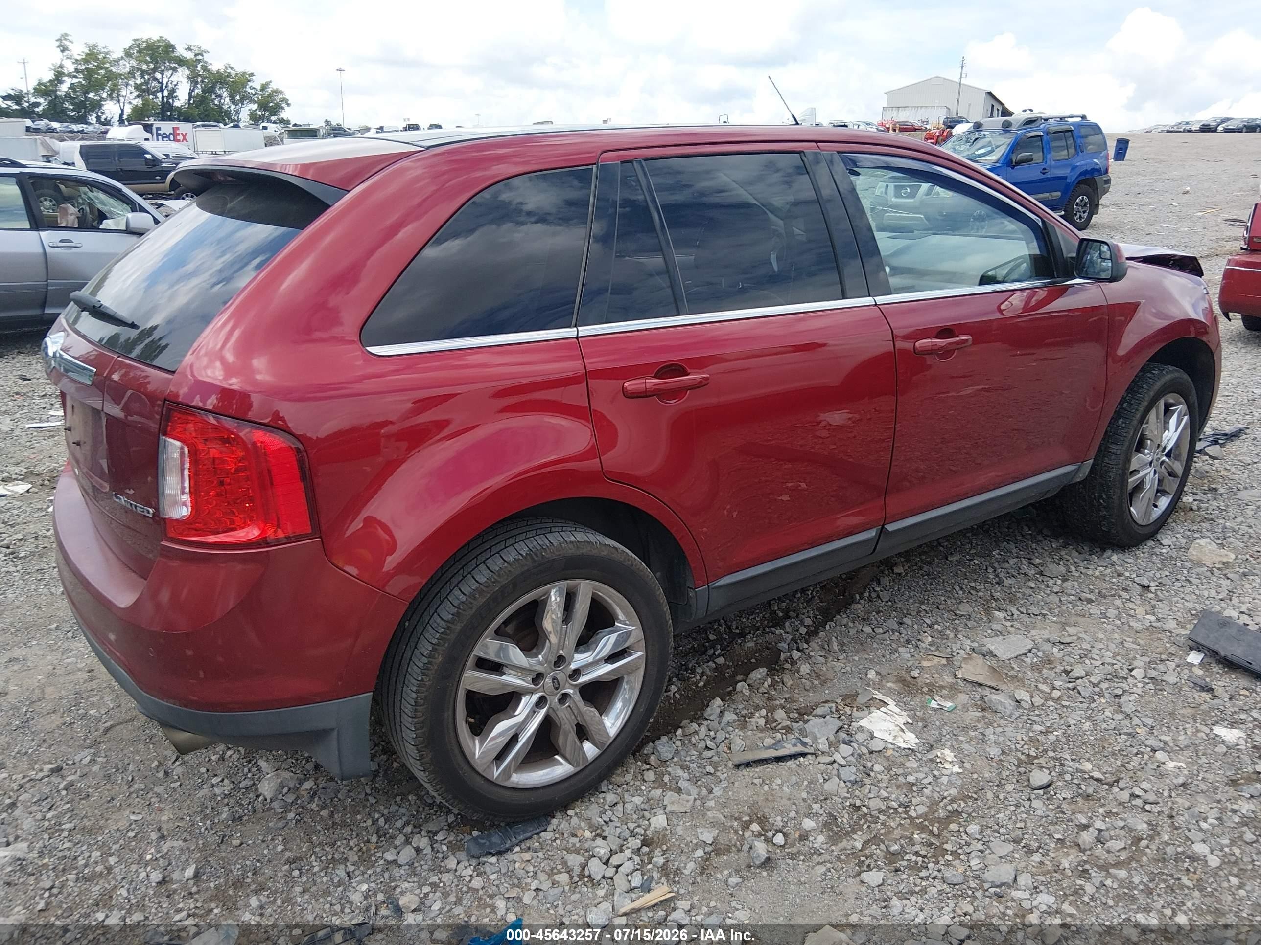 2013 Ford Edge Limited Gray vin: 2FMDK3KC3DBB97718