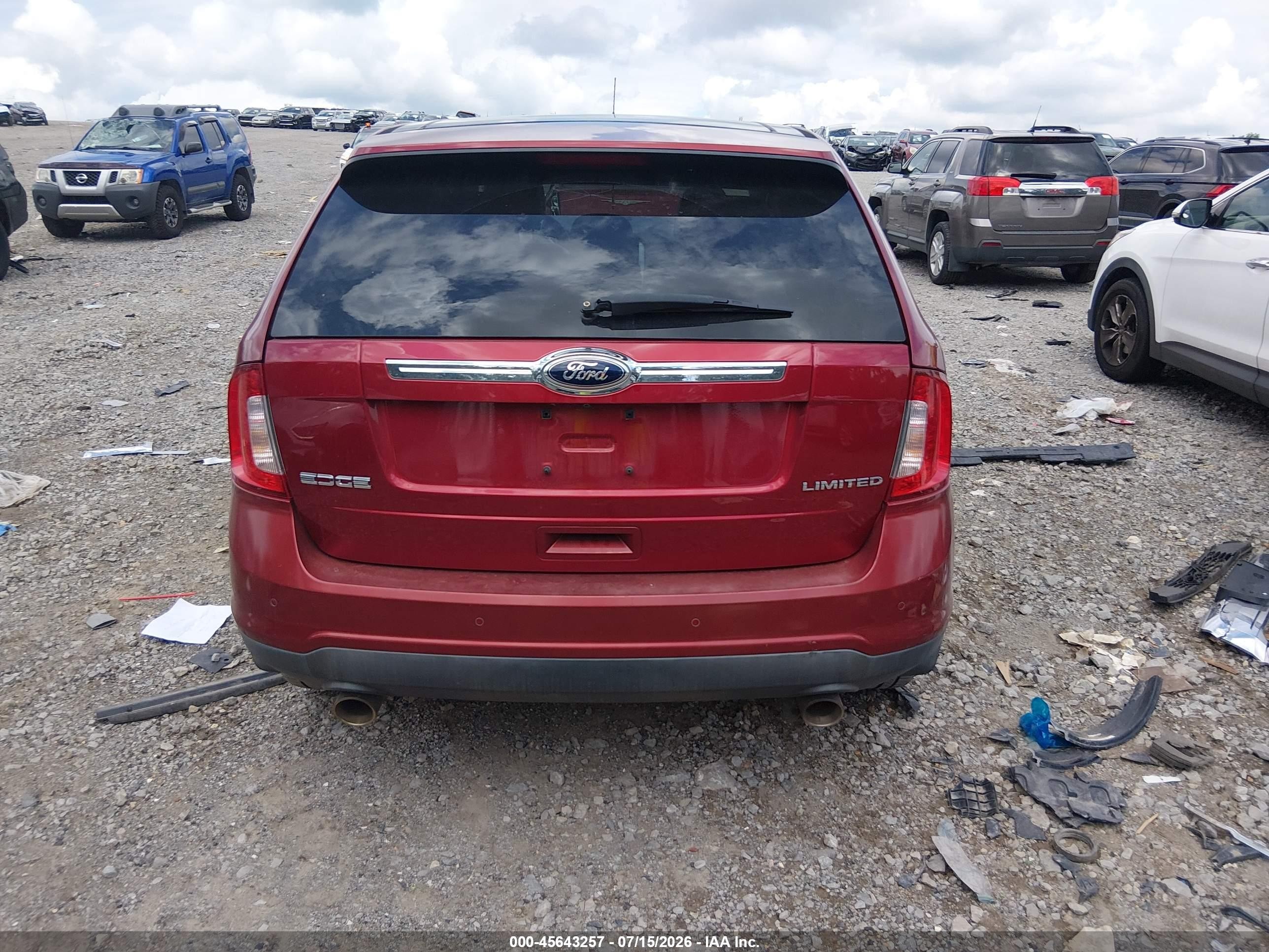 2013 Ford Edge Limited Gray vin: 2FMDK3KC3DBB97718