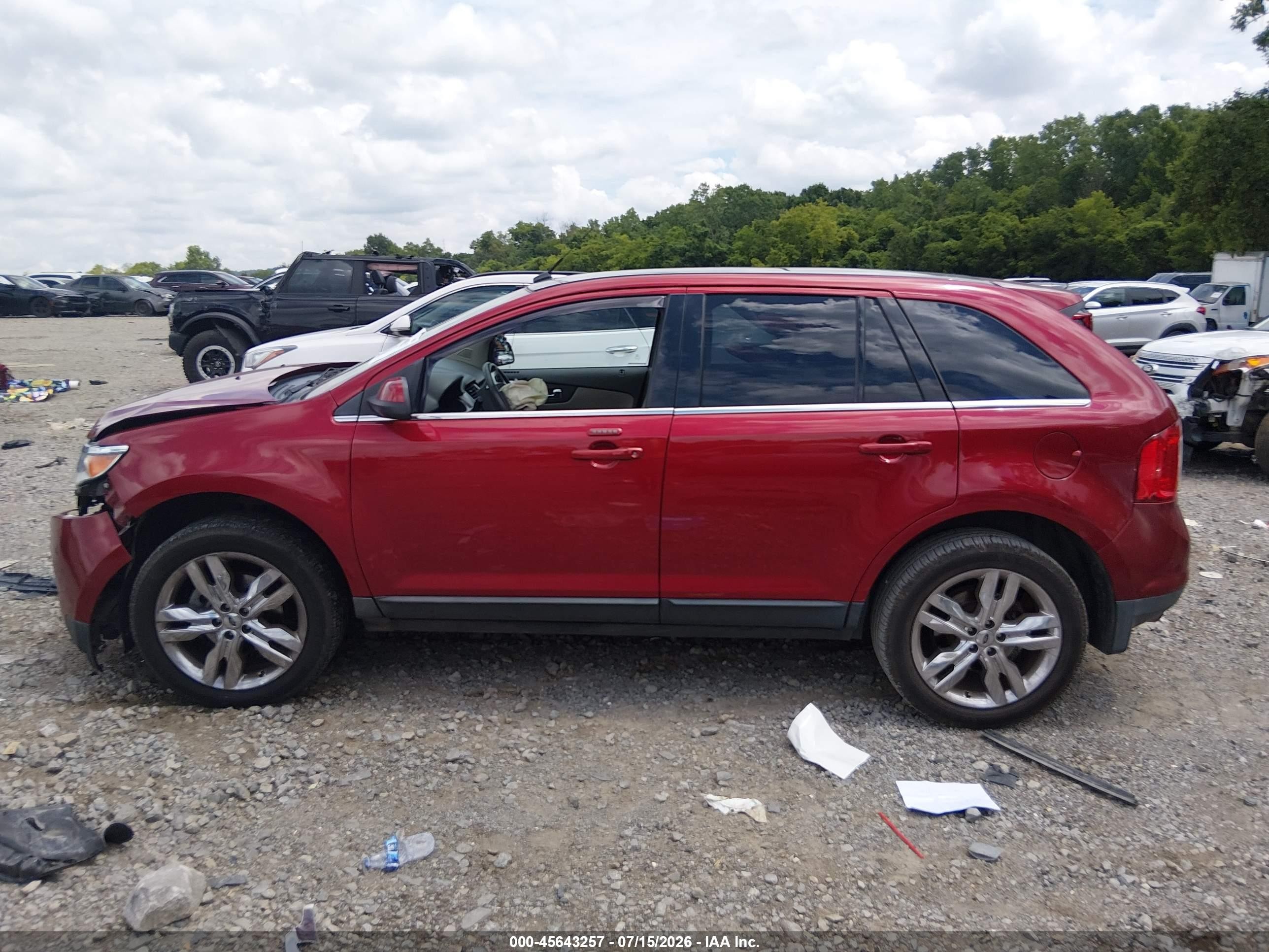 2013 Ford Edge Limited Gray vin: 2FMDK3KC3DBB97718