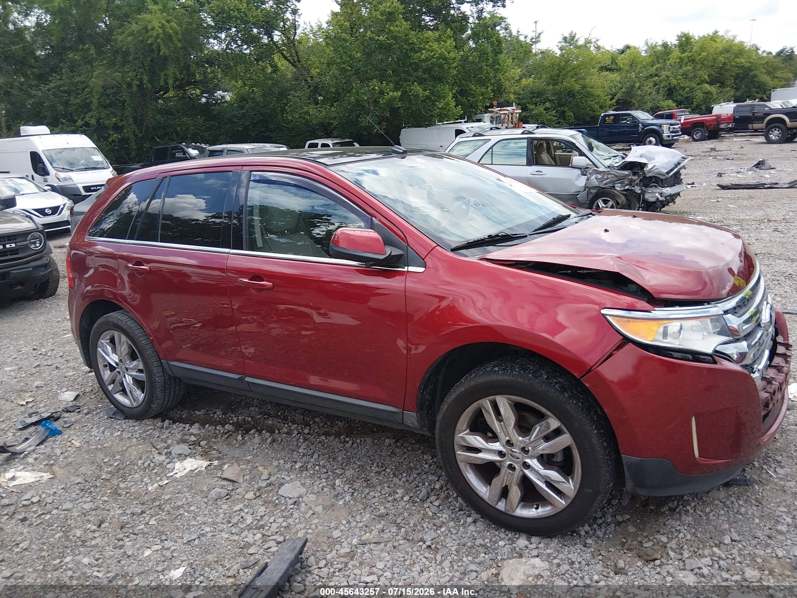 2013 Ford Edge Limited Gray vin: 2FMDK3KC3DBB97718