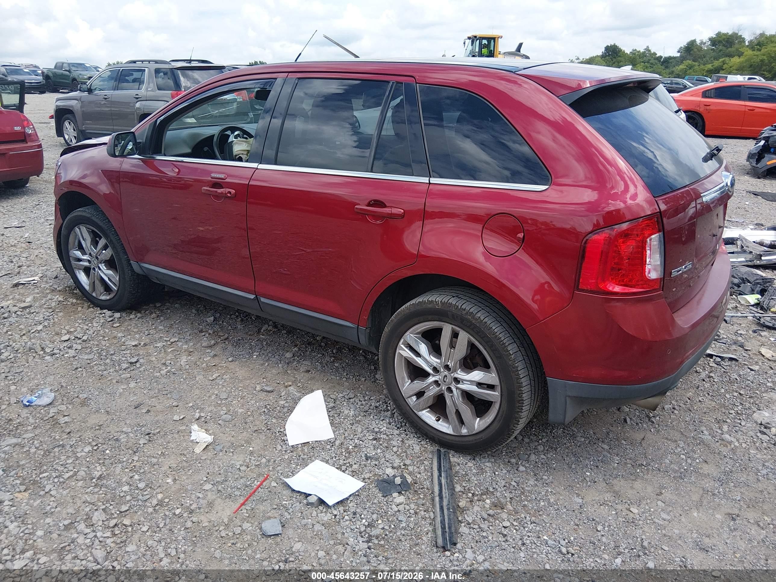 2013 Ford Edge Limited Gray vin: 2FMDK3KC3DBB97718