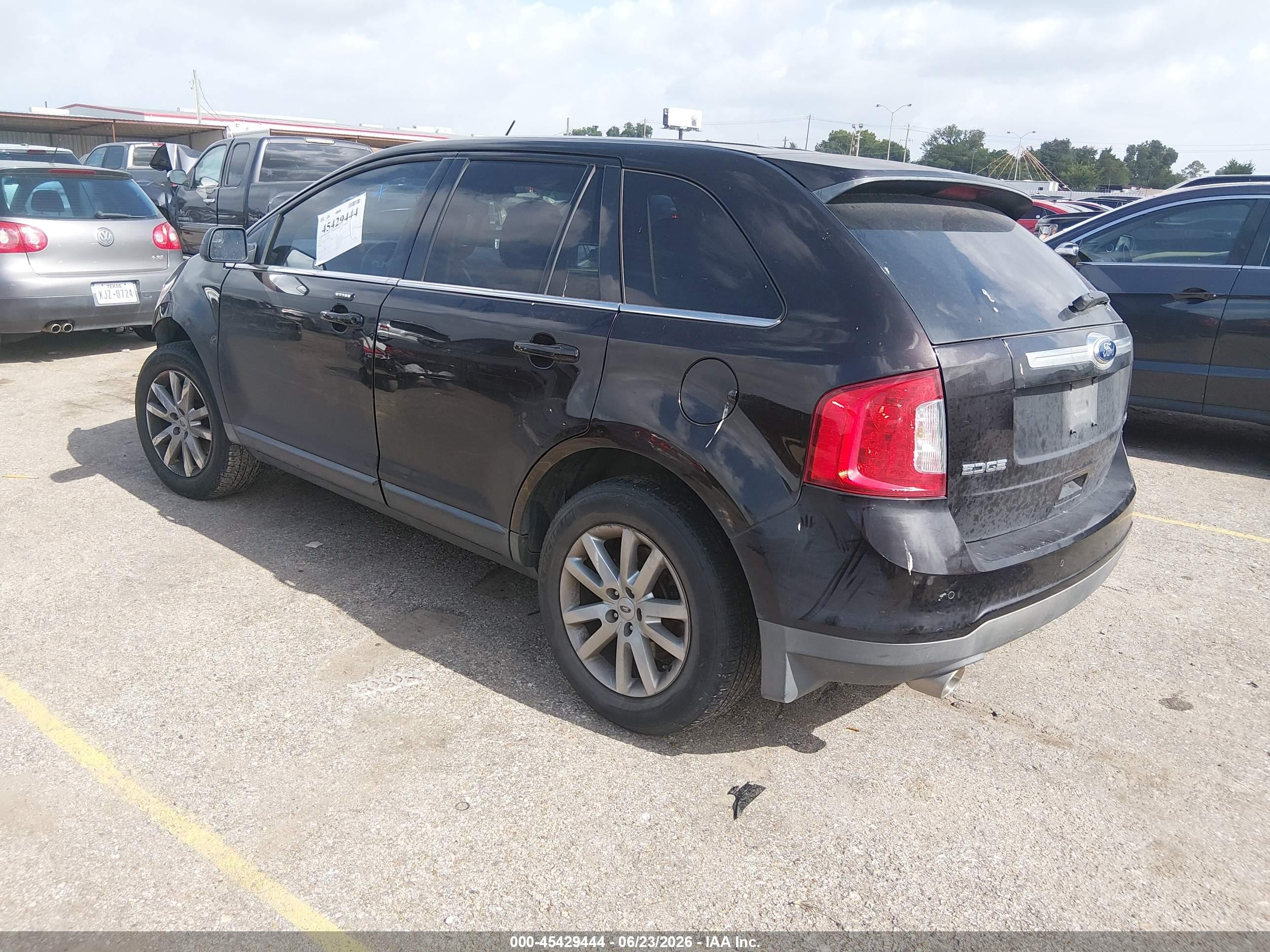 2013 Ford Edge Limited Black vin: 2FMDK3KC3DBB98531