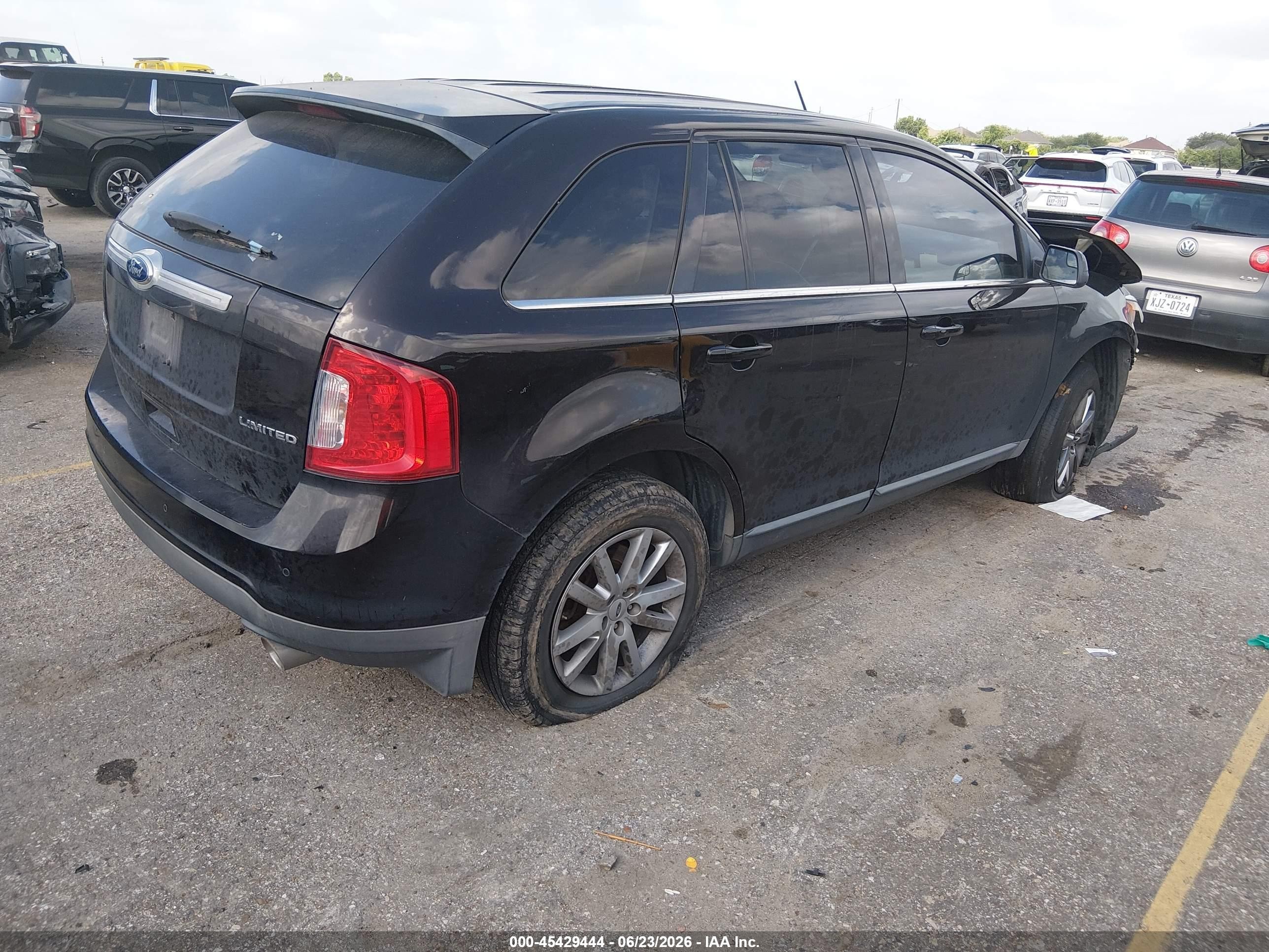 2013 Ford Edge Limited Black vin: 2FMDK3KC3DBB98531