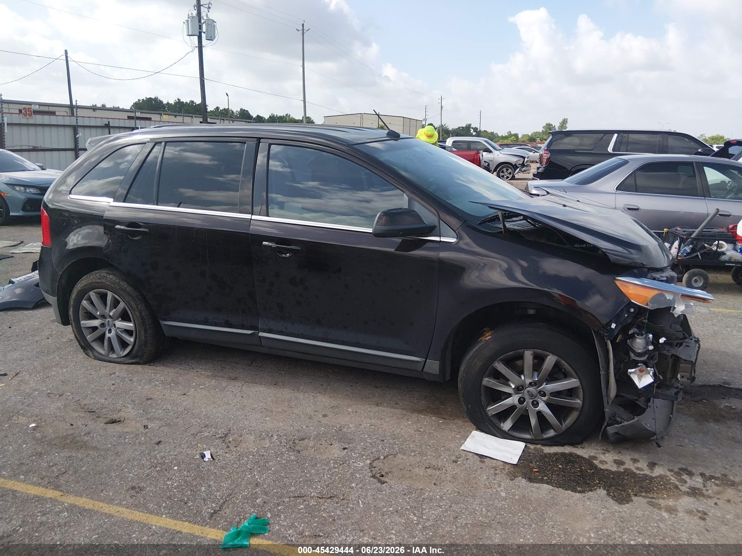 2013 Ford Edge Limited Black vin: 2FMDK3KC3DBB98531