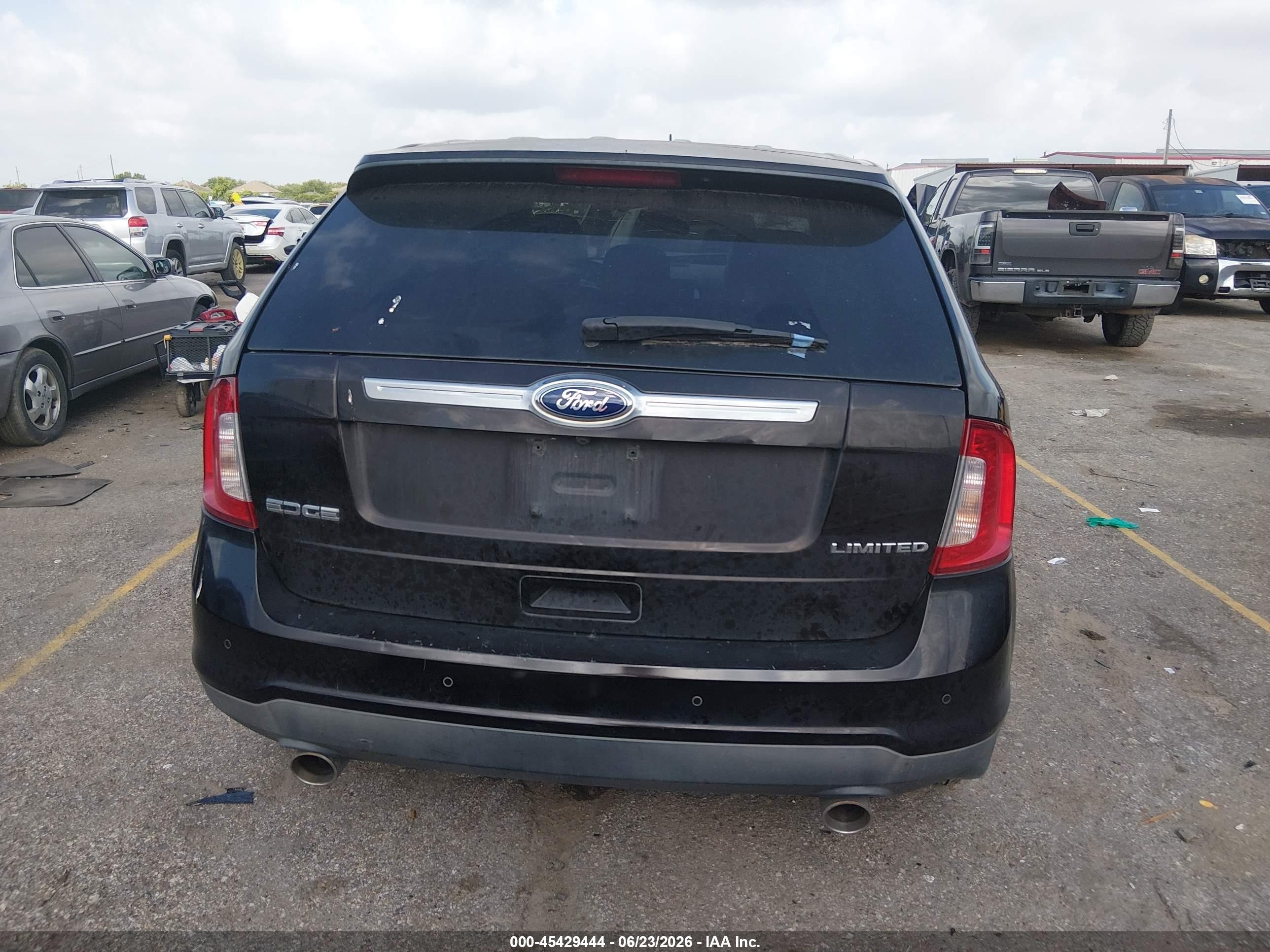 2013 Ford Edge Limited Black vin: 2FMDK3KC3DBB98531