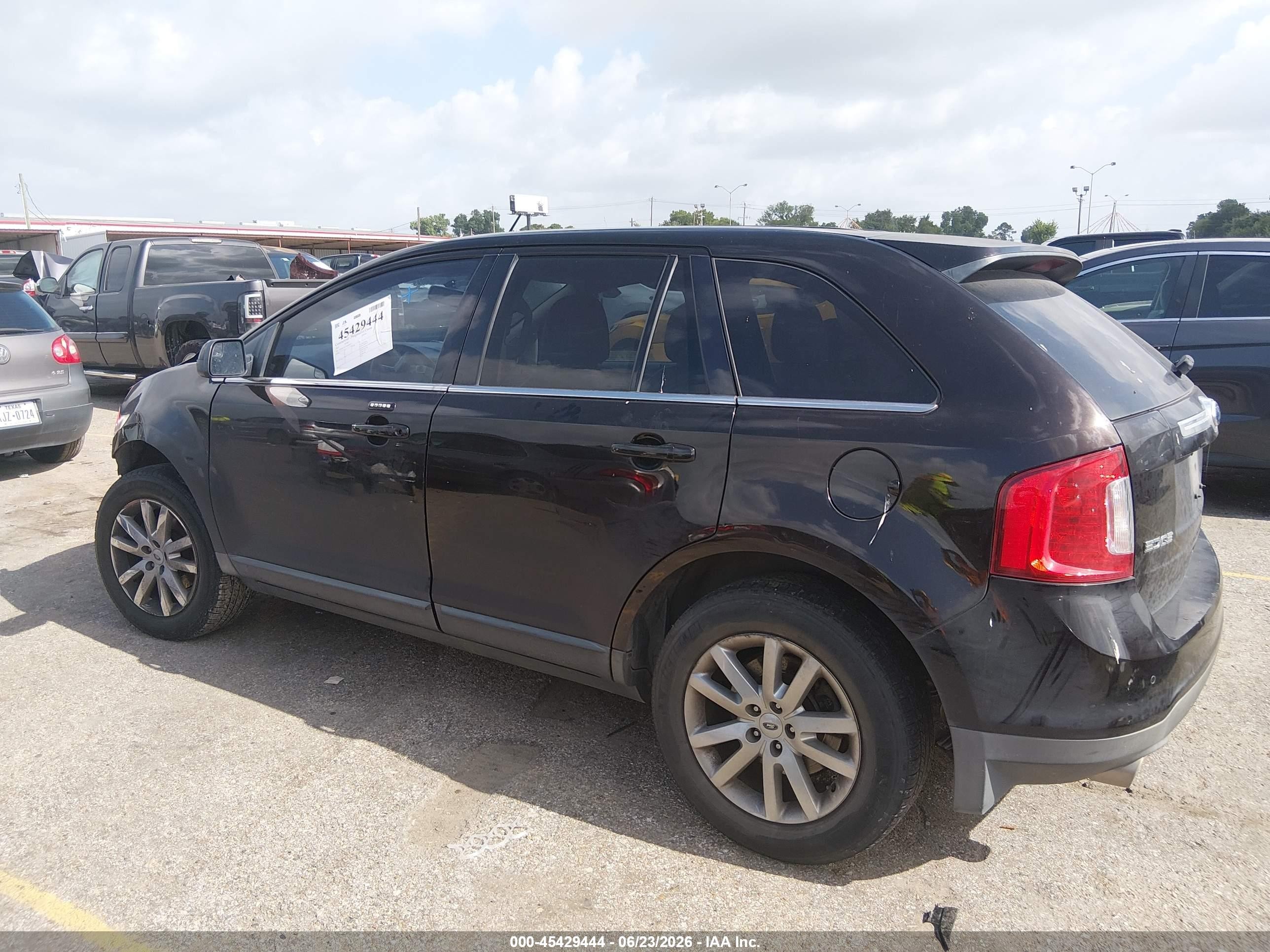 2013 Ford Edge Limited Black vin: 2FMDK3KC3DBB98531