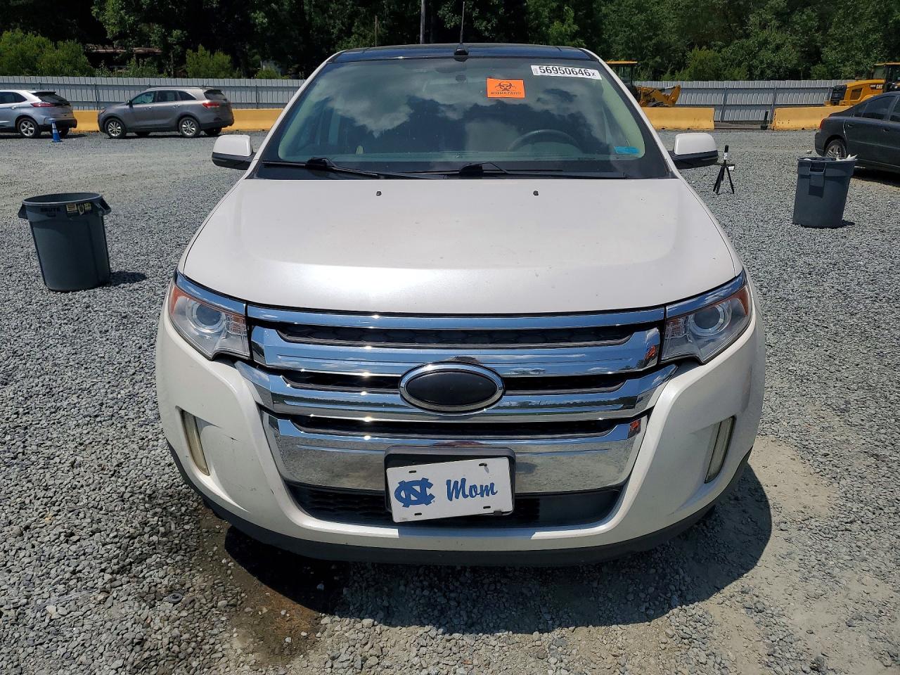 2013 Ford Edge Limited White vin: 2FMDK3KC3DBC10614
