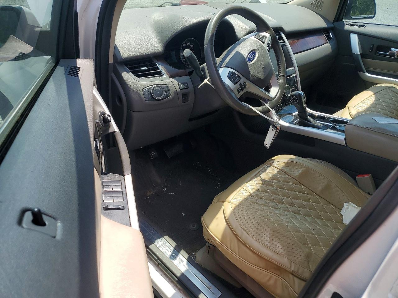 2013 Ford Edge Limited White vin: 2FMDK3KC3DBC10614