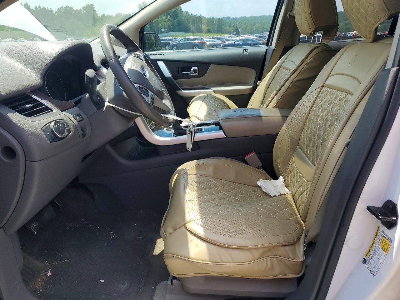 2013 Ford Edge Limited White vin: 2FMDK3KC3DBC10614