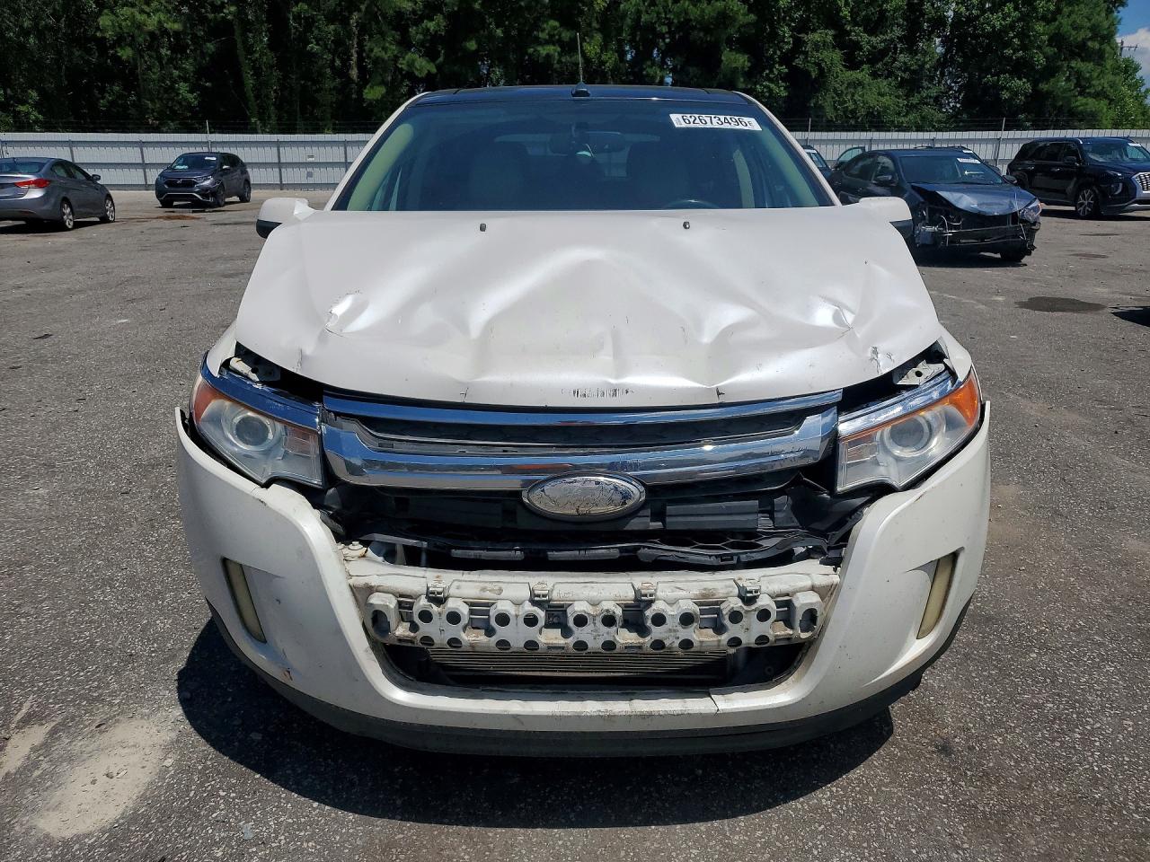 2013 Ford Edge Limited White vin: 2FMDK3KC3DBC20494