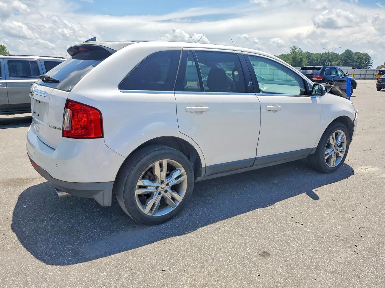 2013 Ford Edge Limited White vin: 2FMDK3KC3DBC20494