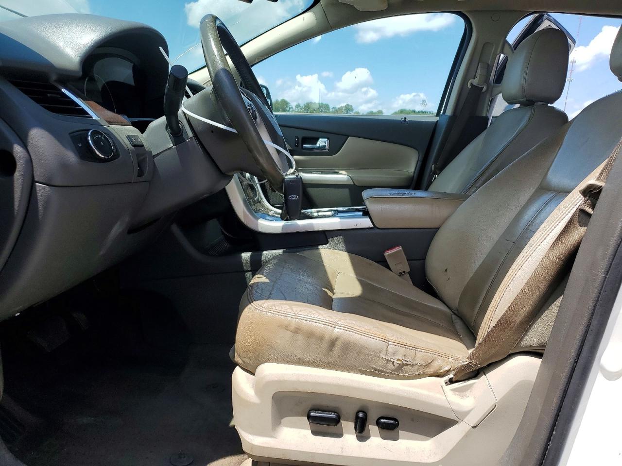 2013 Ford Edge Limited White vin: 2FMDK3KC3DBC20494
