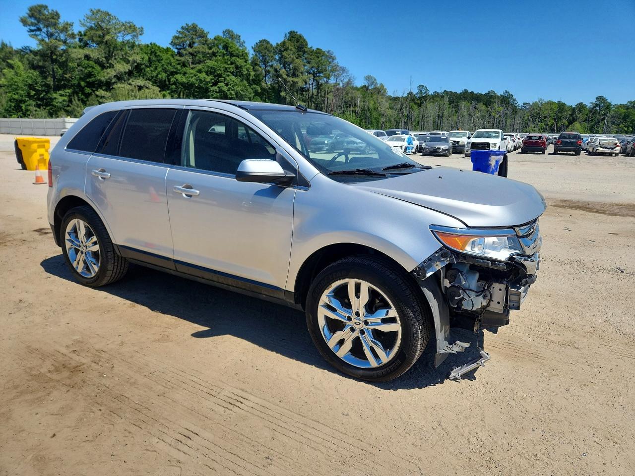 2013 Ford Edge Limited Серебряный vin: 2FMDK3KC3DBC44424