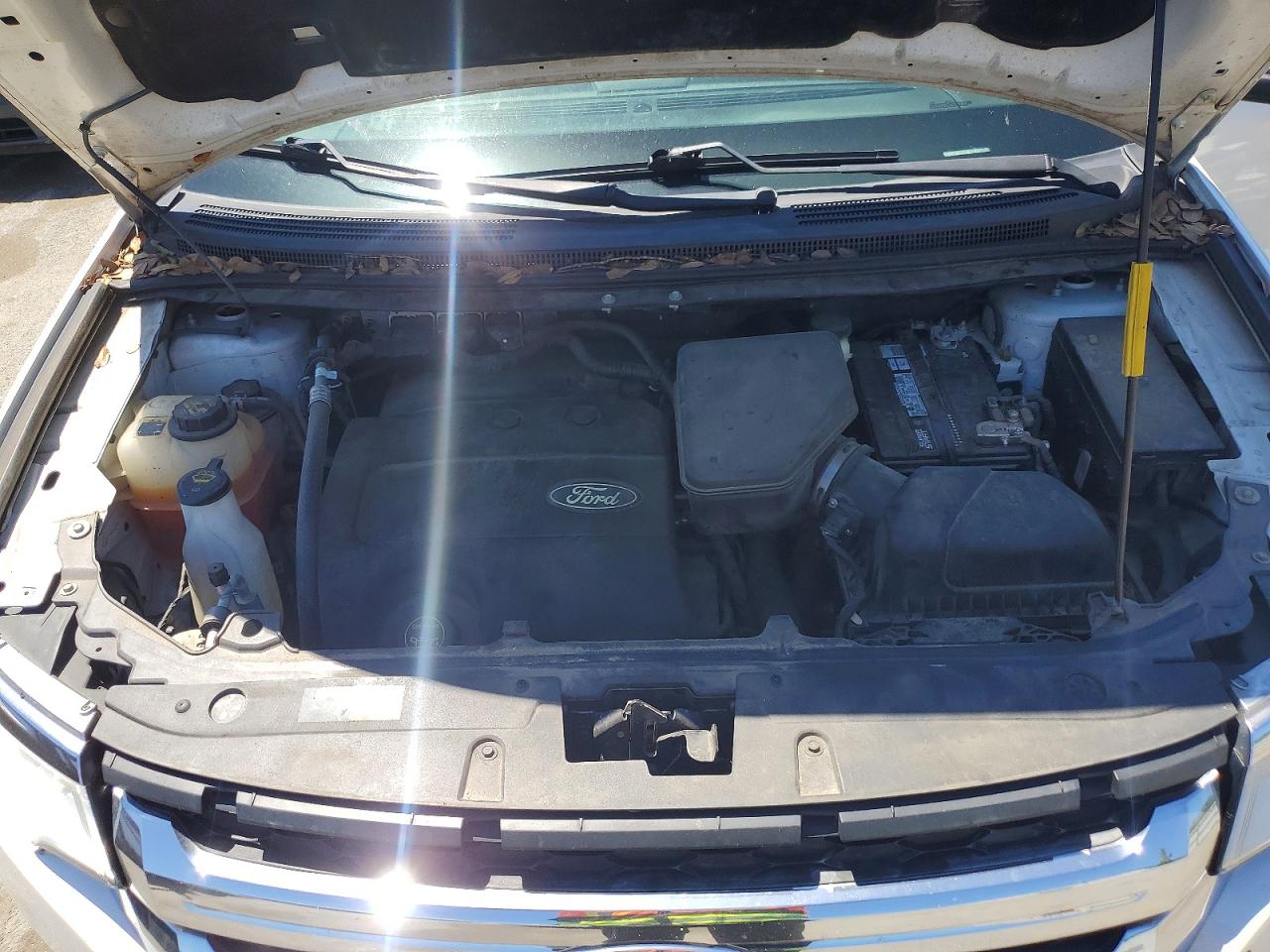 2014 Ford Edge Limited White vin: 2FMDK3KC3EBA20412