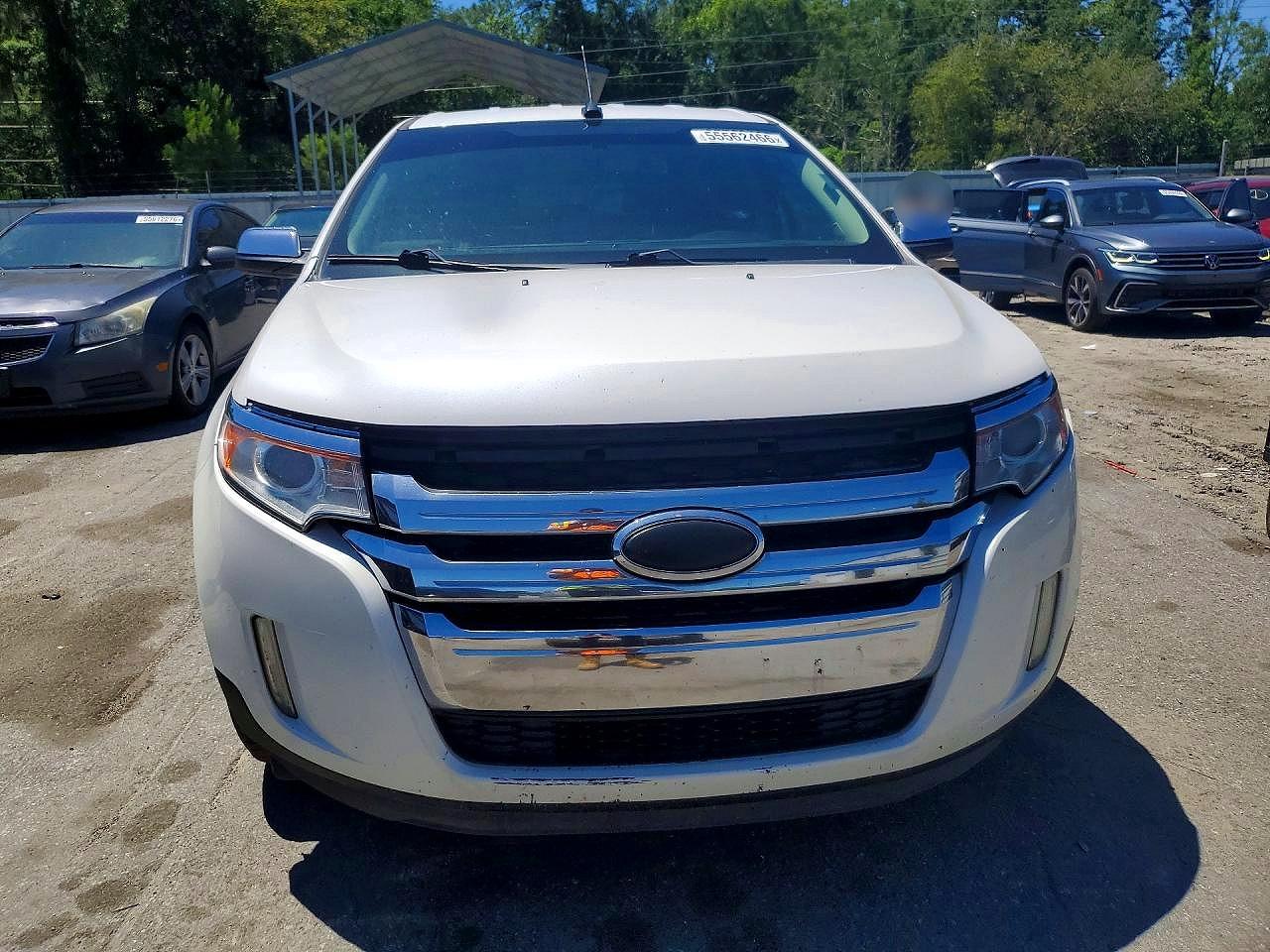 2014 Ford Edge Limited White vin: 2FMDK3KC3EBA20412