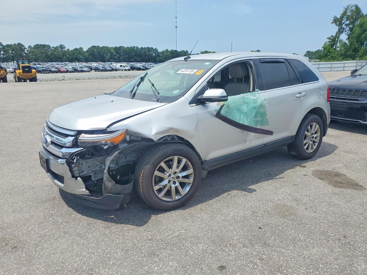 2014 Ford Edge Limited Silver vin: 2FMDK3KC3EBA98673