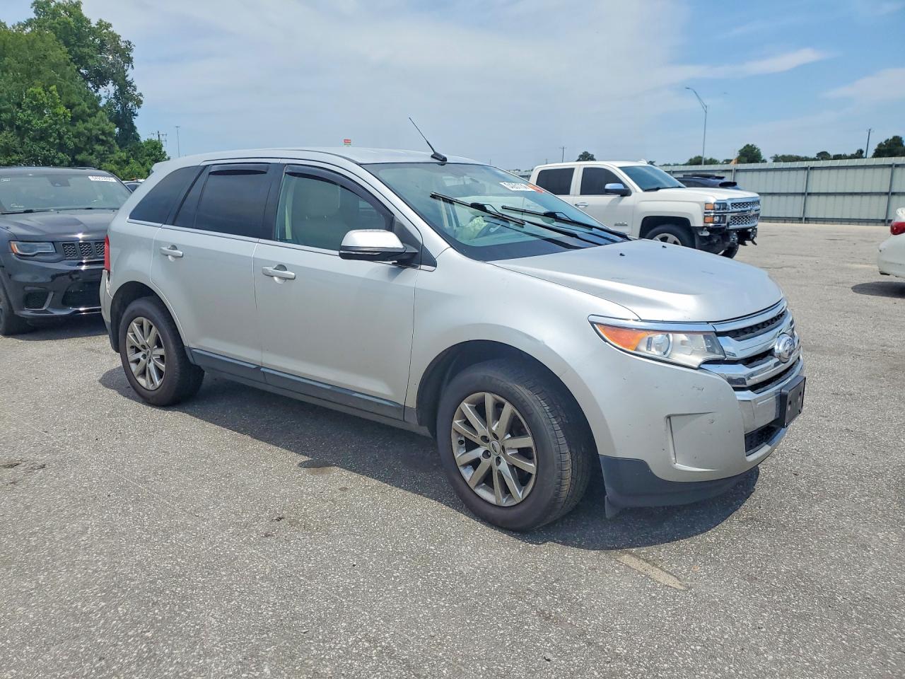 2014 Ford Edge Limited Silver vin: 2FMDK3KC3EBA98673