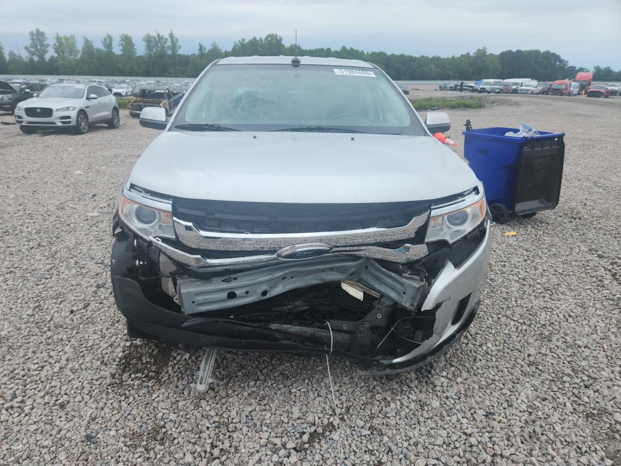 2014 Ford Edge Limited Silver vin: 2FMDK3KC3EBB35057
