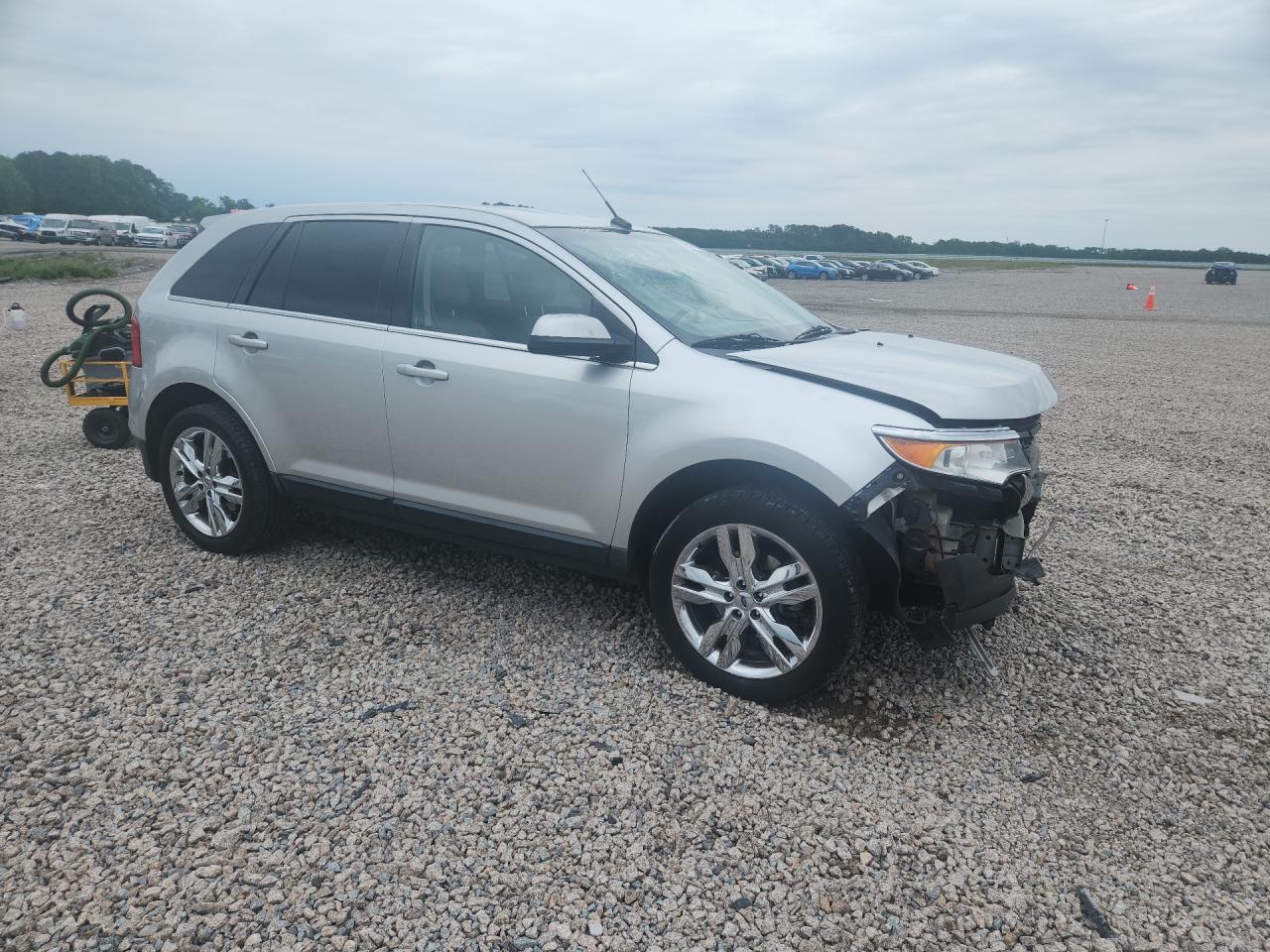 2014 Ford Edge Limited Silver vin: 2FMDK3KC3EBB35057