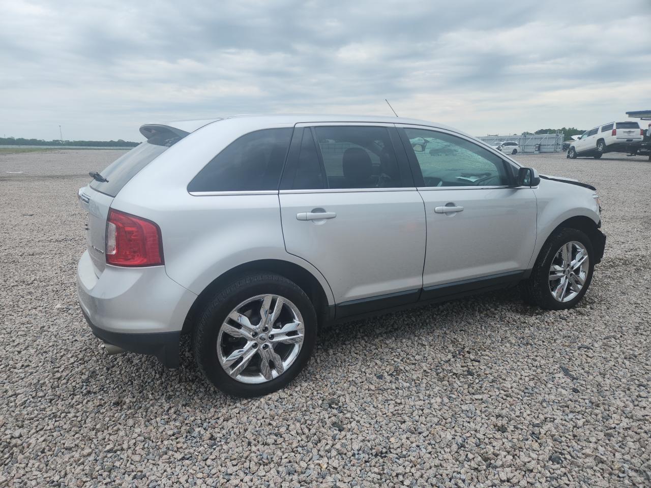 2014 Ford Edge Limited Silver vin: 2FMDK3KC3EBB35057