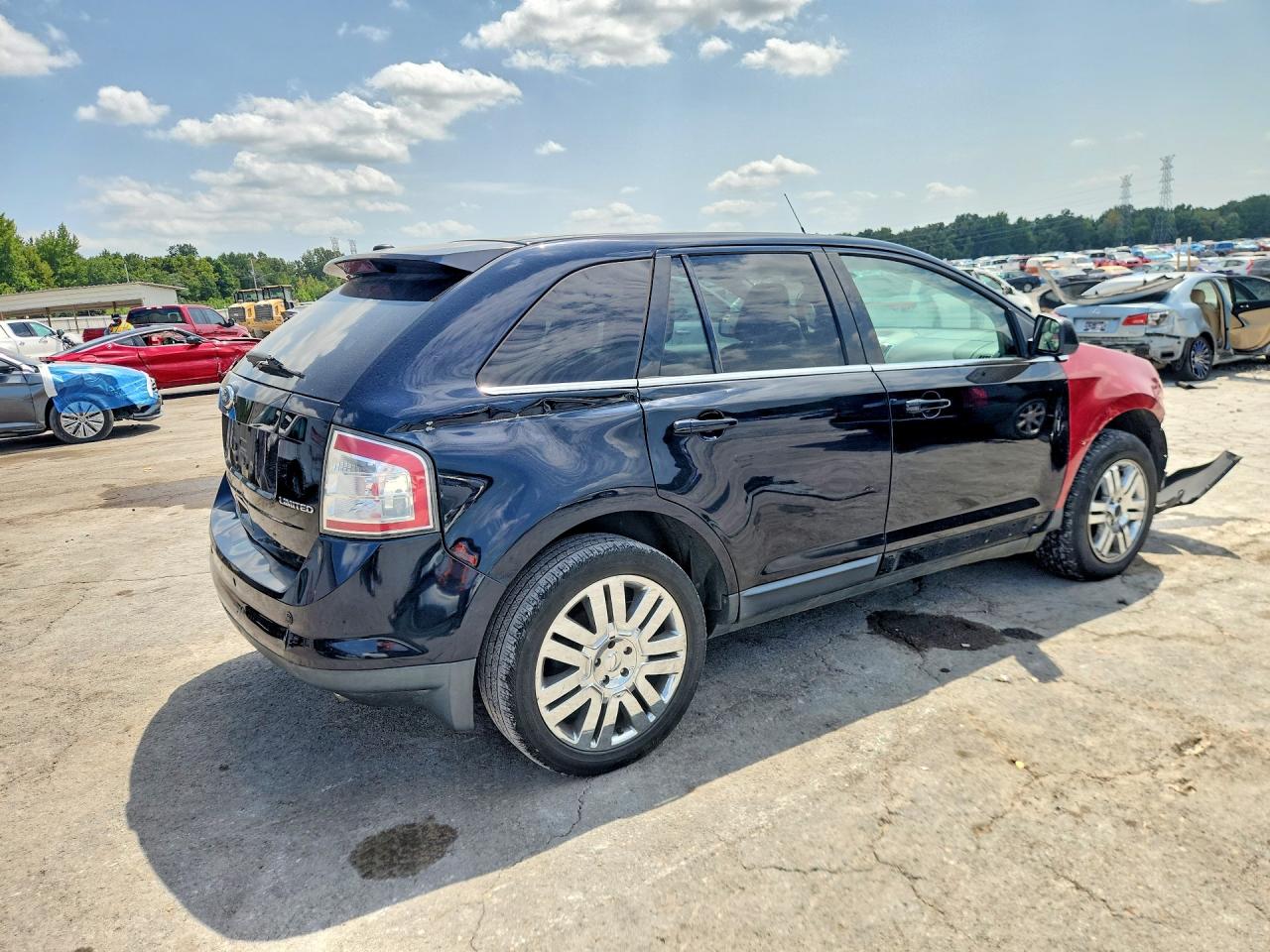 2010 Ford Edge Limited Black vin: 2FMDK3KC4ABA07744