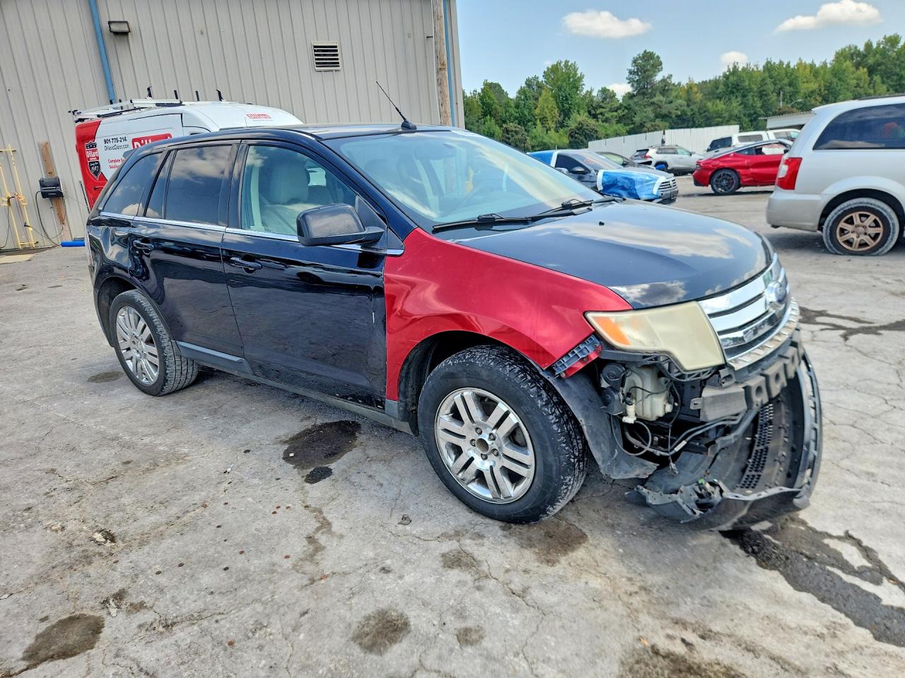 2010 Ford Edge Limited Black vin: 2FMDK3KC4ABA07744