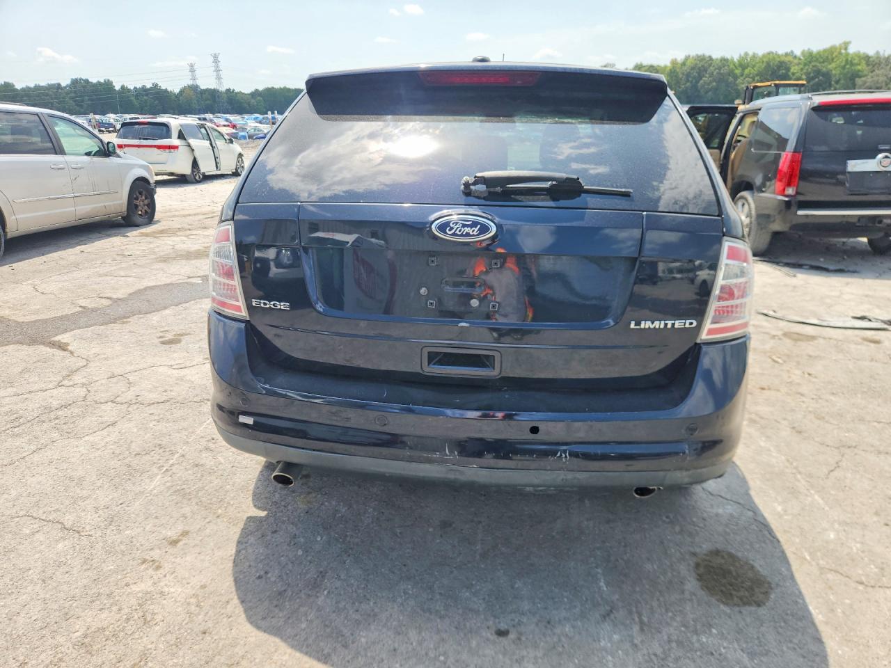 2010 Ford Edge Limited Black vin: 2FMDK3KC4ABA07744