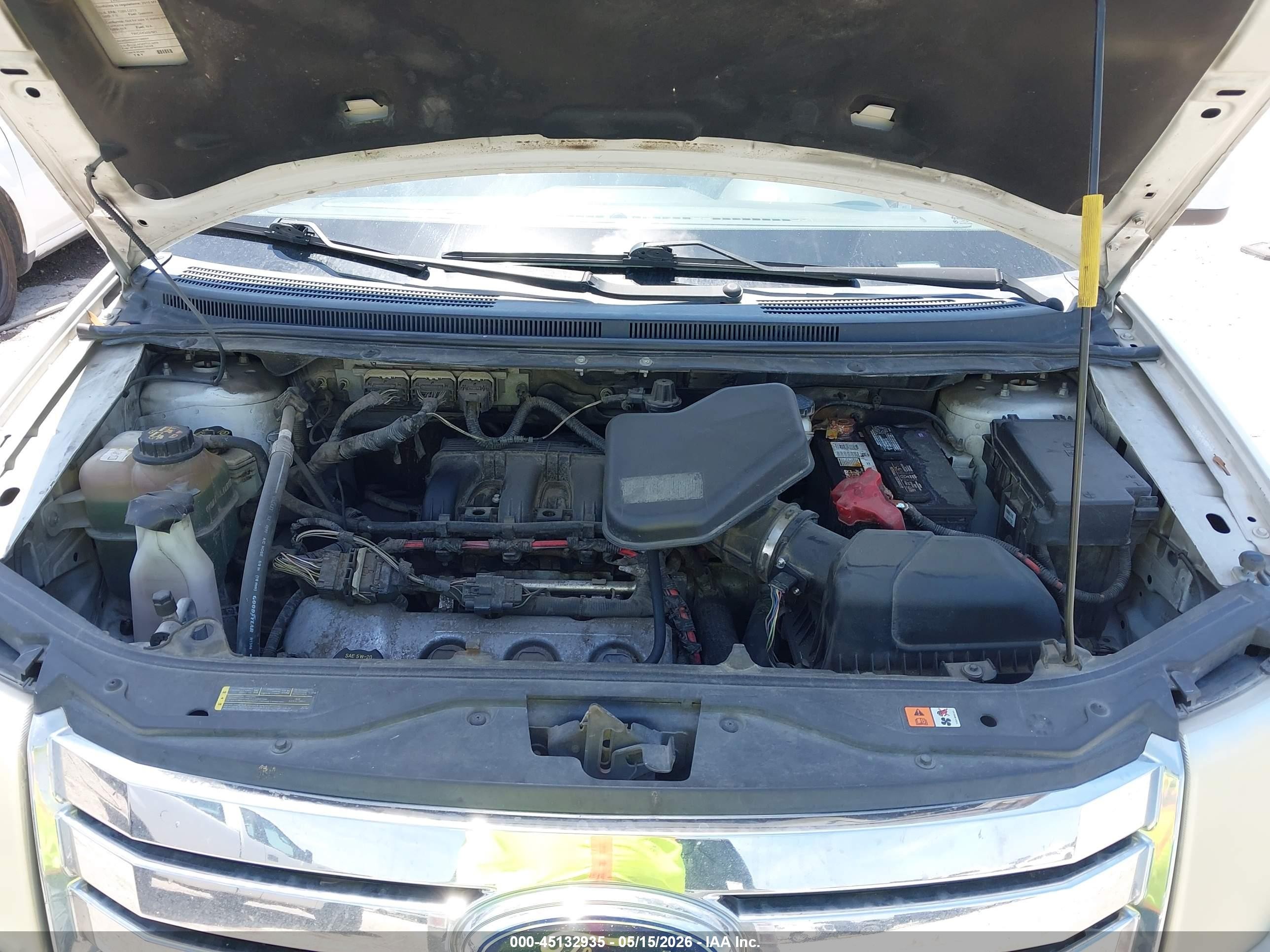 2010 Ford Edge Limited Белый vin: 2FMDK3KC4ABA30053