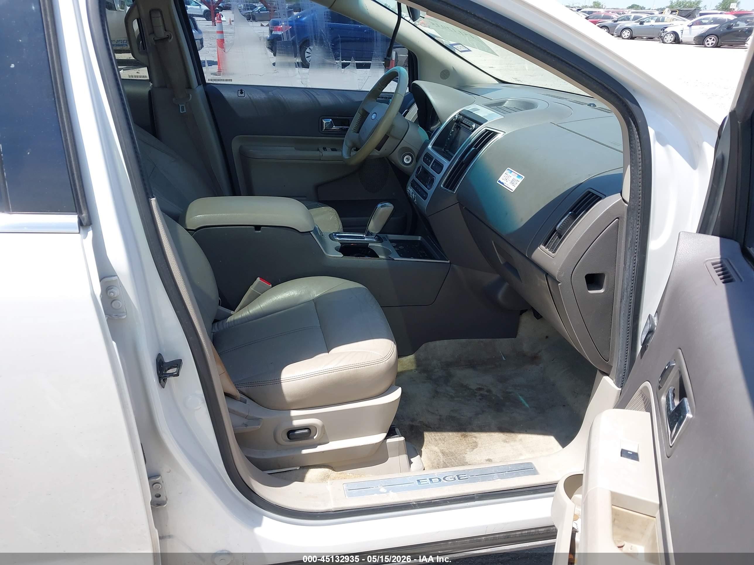 2010 Ford Edge Limited Белый vin: 2FMDK3KC4ABA30053