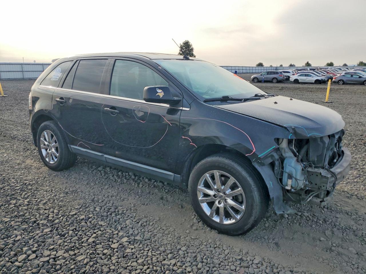 2010 Ford Edge Limited Black vin: 2FMDK3KC4ABA69807