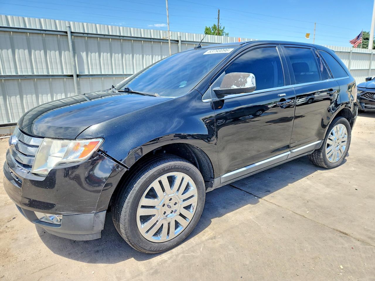 2010 Ford Edge Limited Black vin: 2FMDK3KC4ABA80046