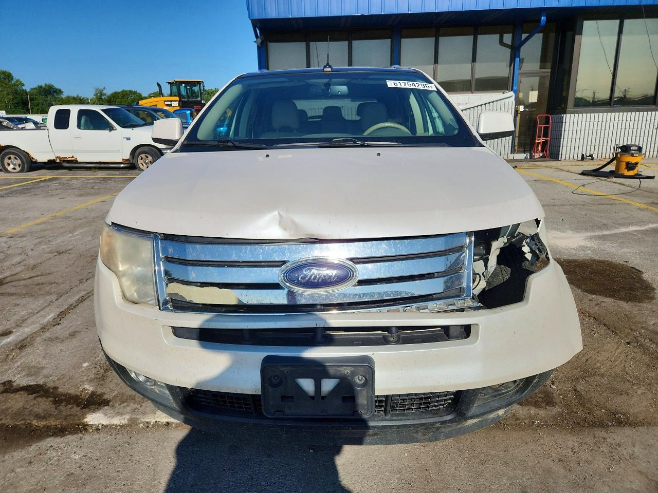 2010 Ford Edge Limited White vin: 2FMDK3KC4ABB02918