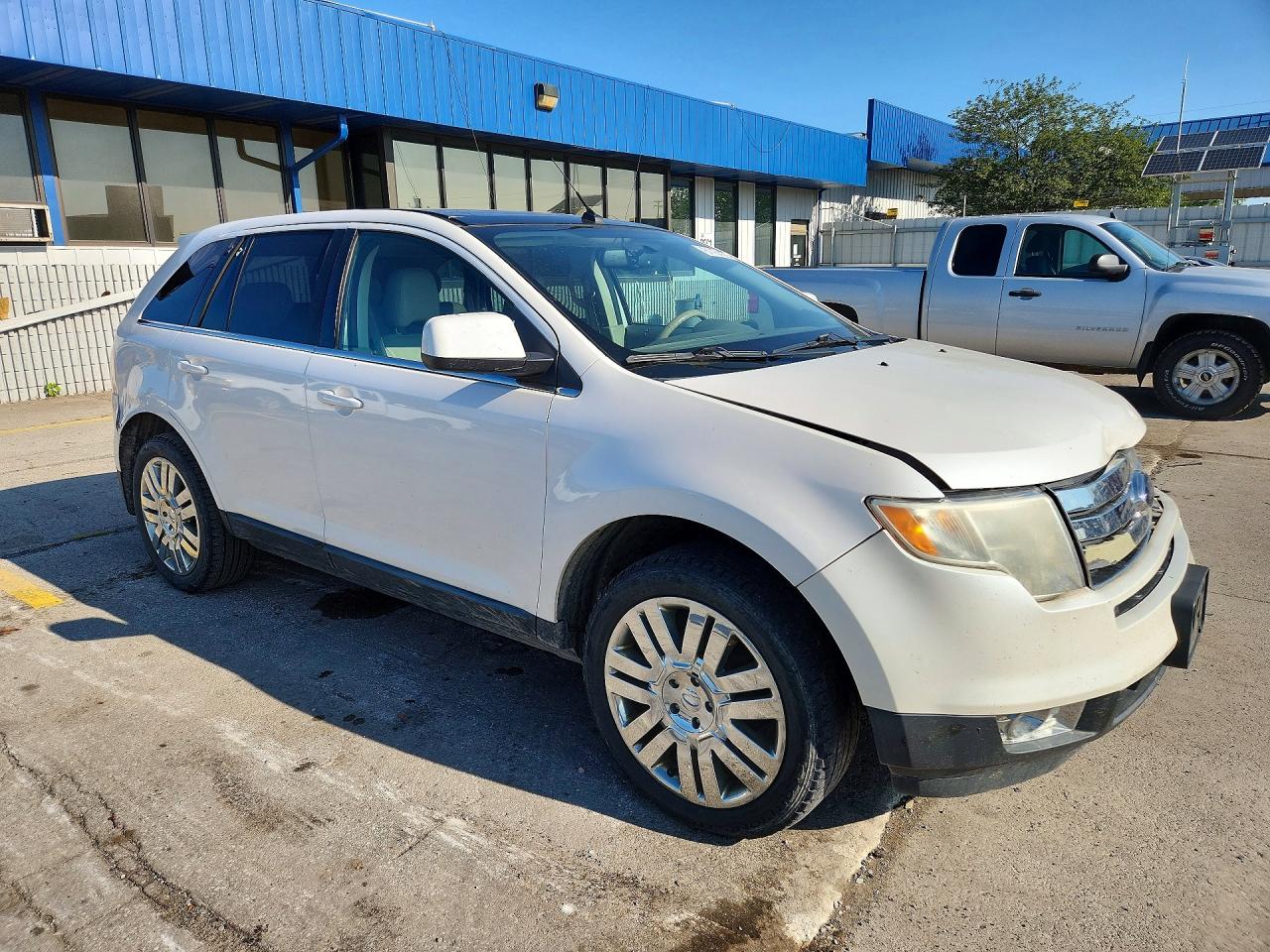 2010 Ford Edge Limited White vin: 2FMDK3KC4ABB02918