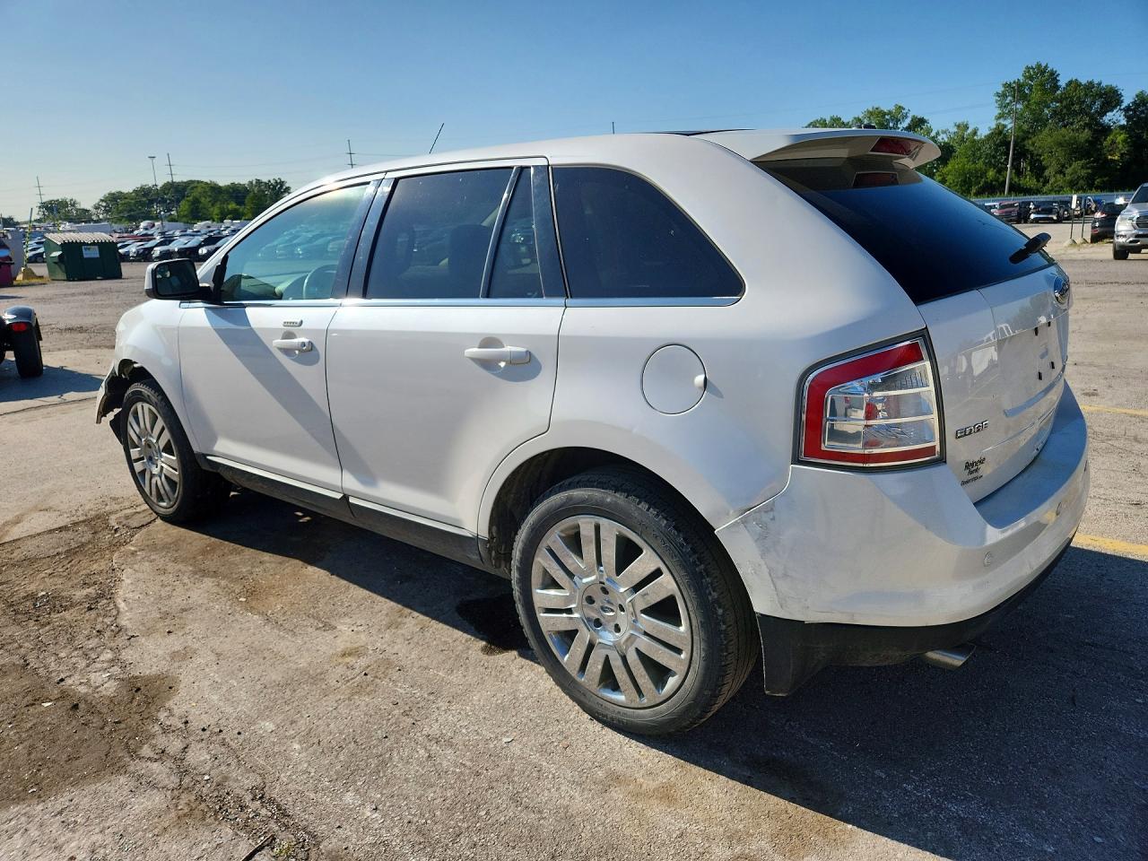 2010 Ford Edge Limited White vin: 2FMDK3KC4ABB02918
