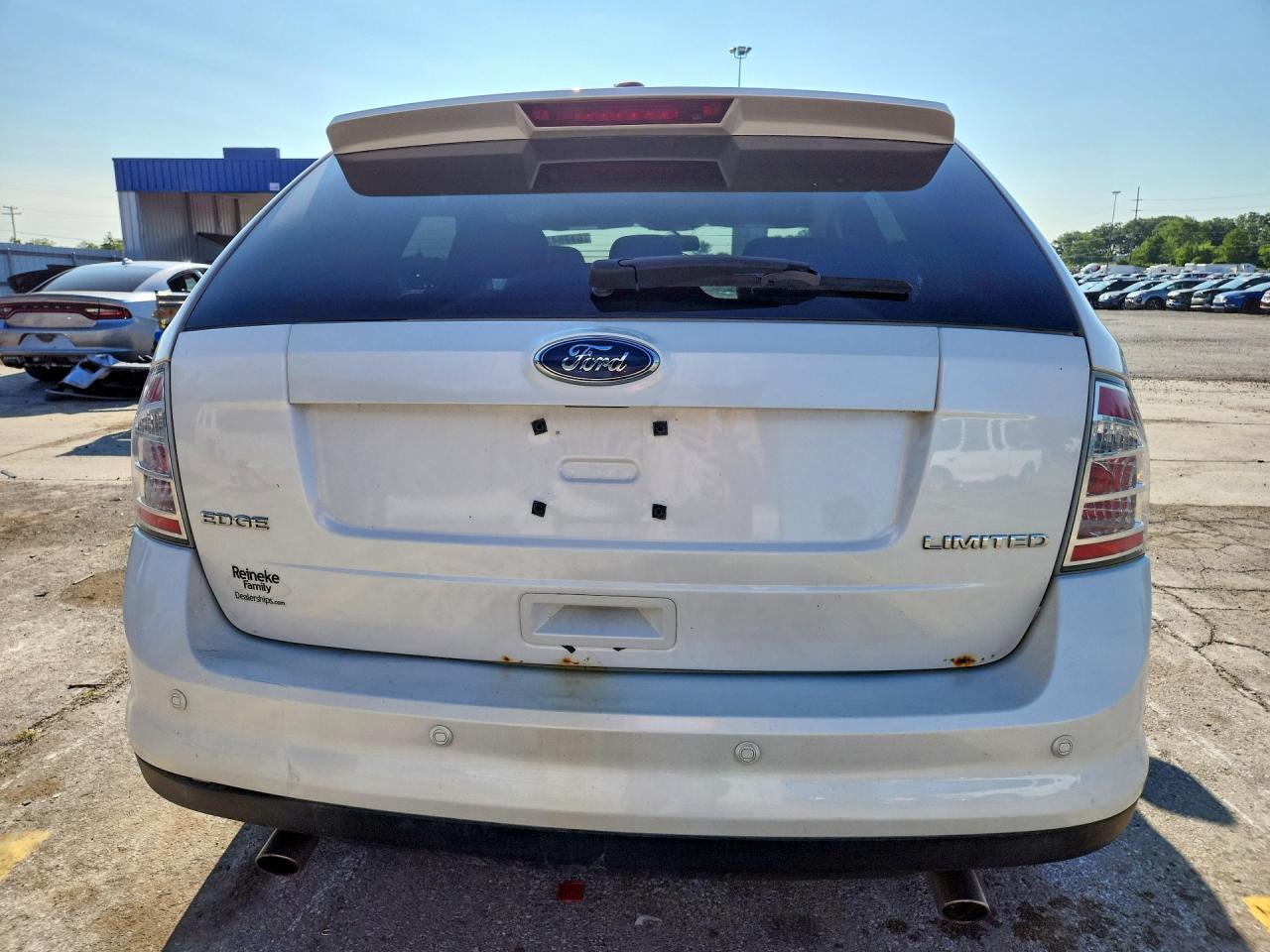 2010 Ford Edge Limited White vin: 2FMDK3KC4ABB02918