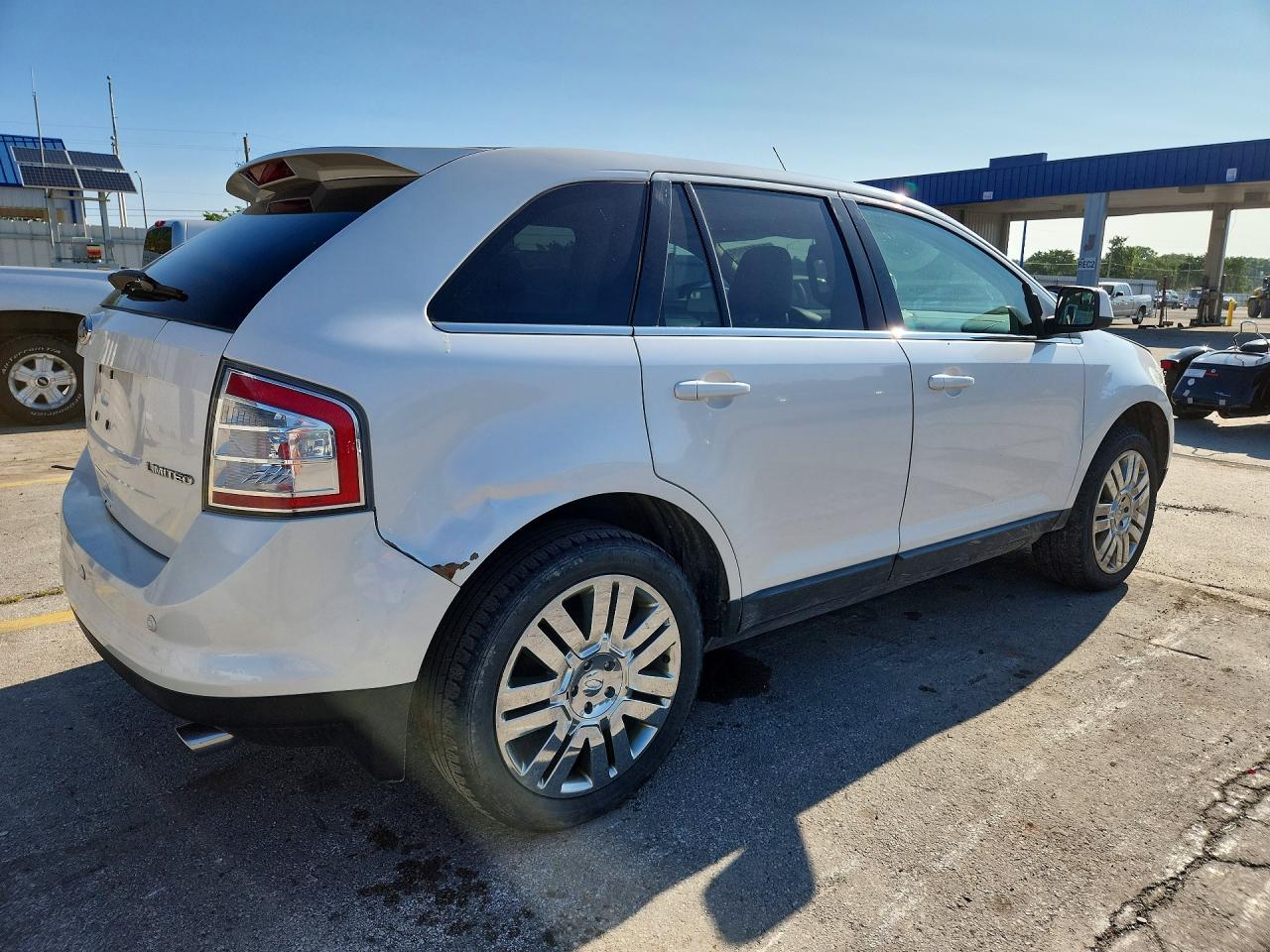 2010 Ford Edge Limited White vin: 2FMDK3KC4ABB02918