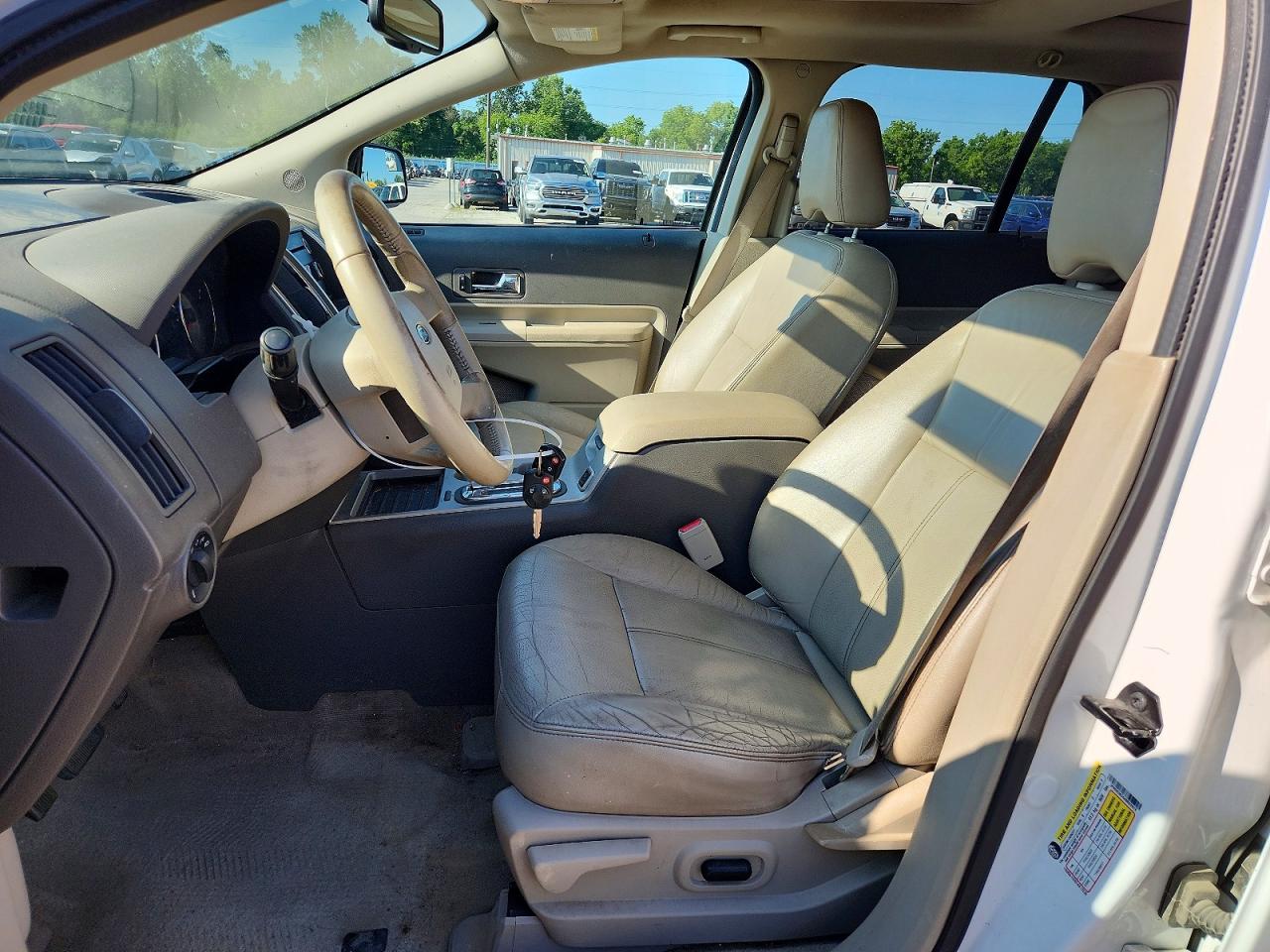 2010 Ford Edge Limited White vin: 2FMDK3KC4ABB02918