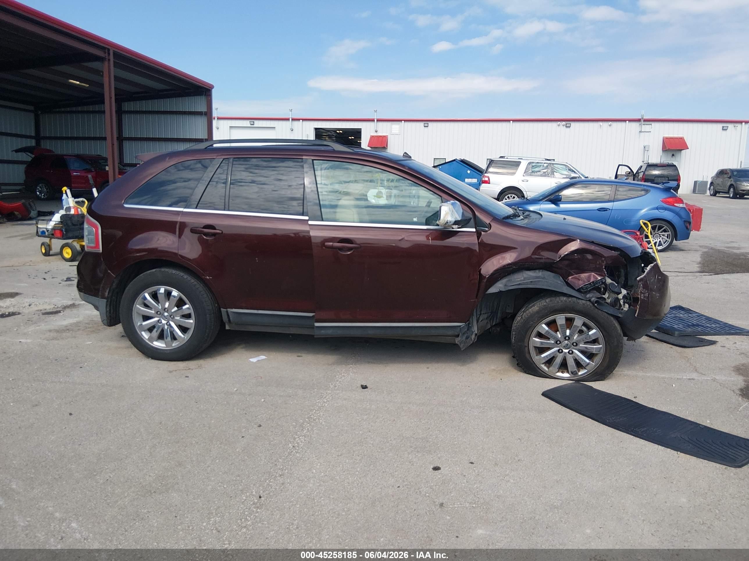 2010 Ford Edge Limited Burgundy vin: 2FMDK3KC4ABB40214