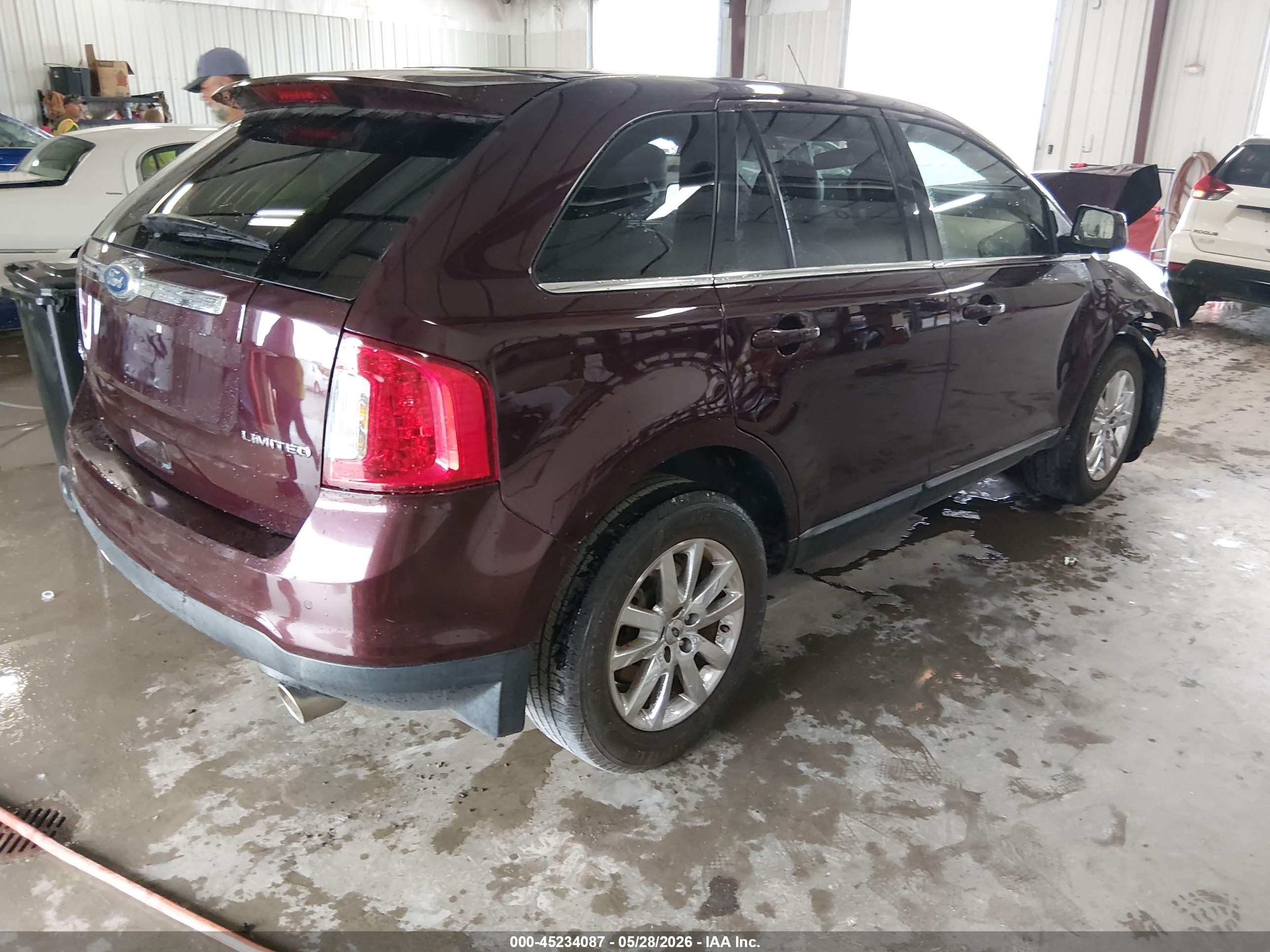 2011 Ford Edge Limited Purple vin: 2FMDK3KC4BBA45895
