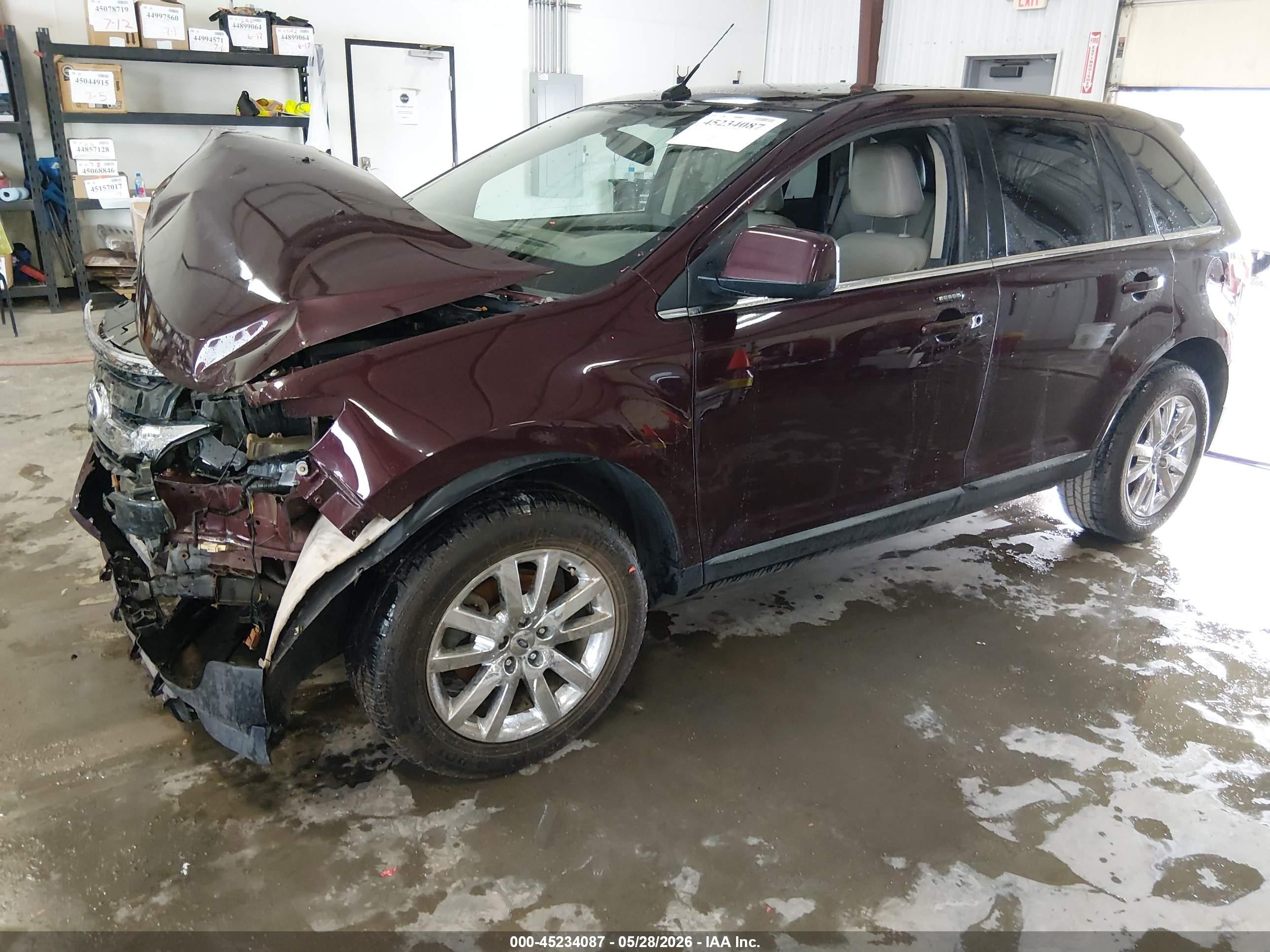 2011 Ford Edge Limited Purple vin: 2FMDK3KC4BBA45895