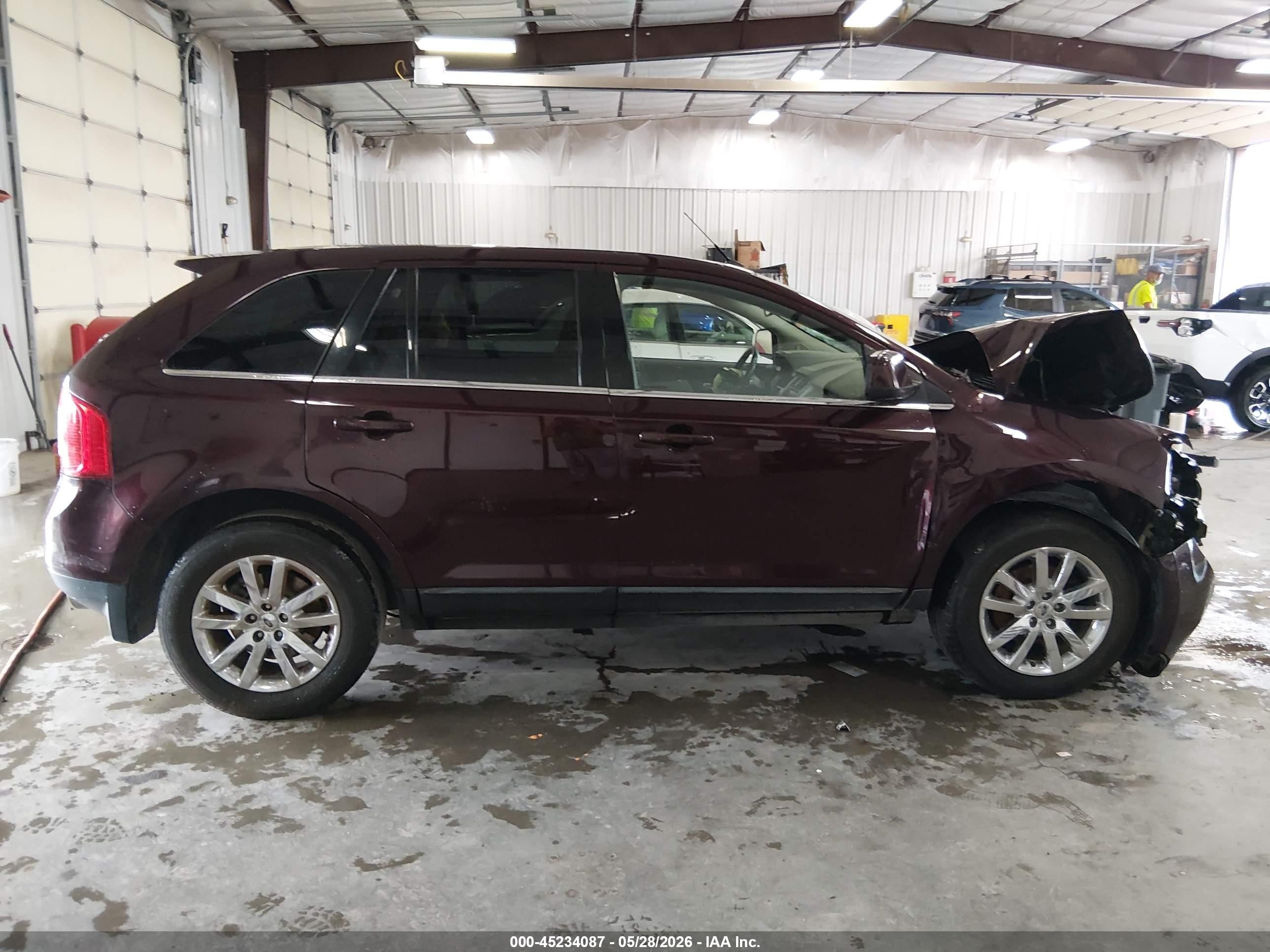2011 Ford Edge Limited Purple vin: 2FMDK3KC4BBA45895