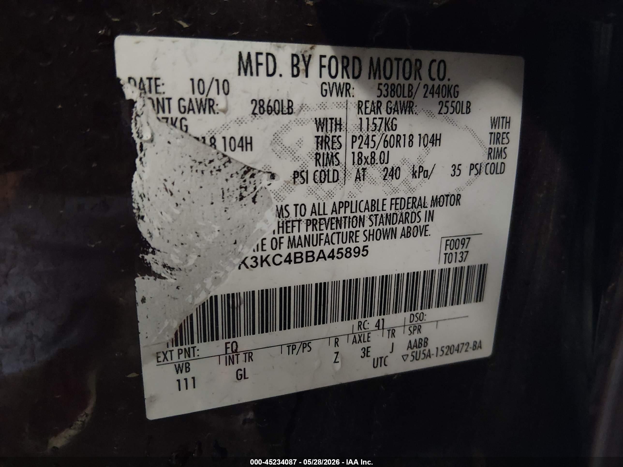 2011 Ford Edge Limited Purple vin: 2FMDK3KC4BBA45895