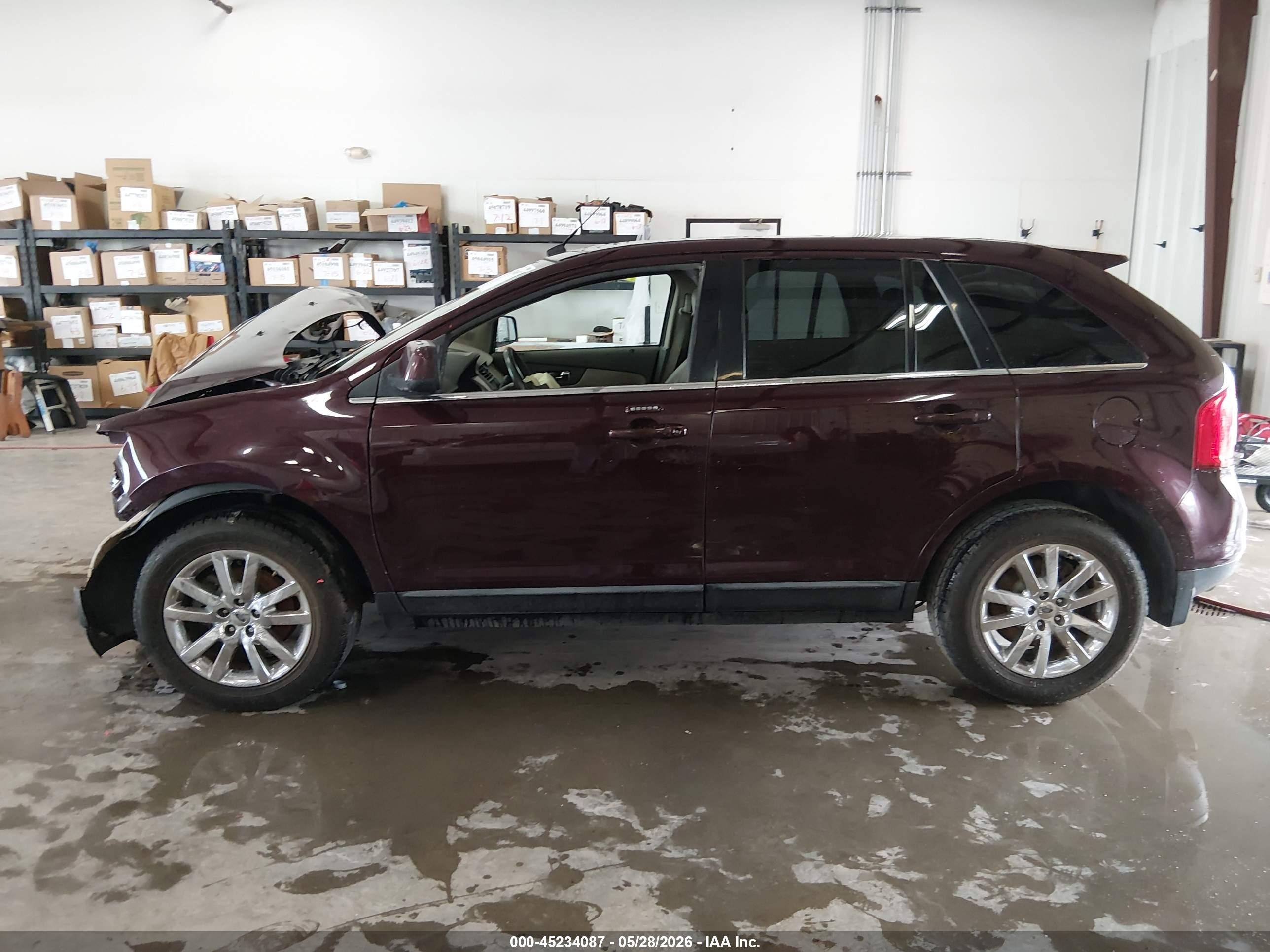 2011 Ford Edge Limited Purple vin: 2FMDK3KC4BBA45895