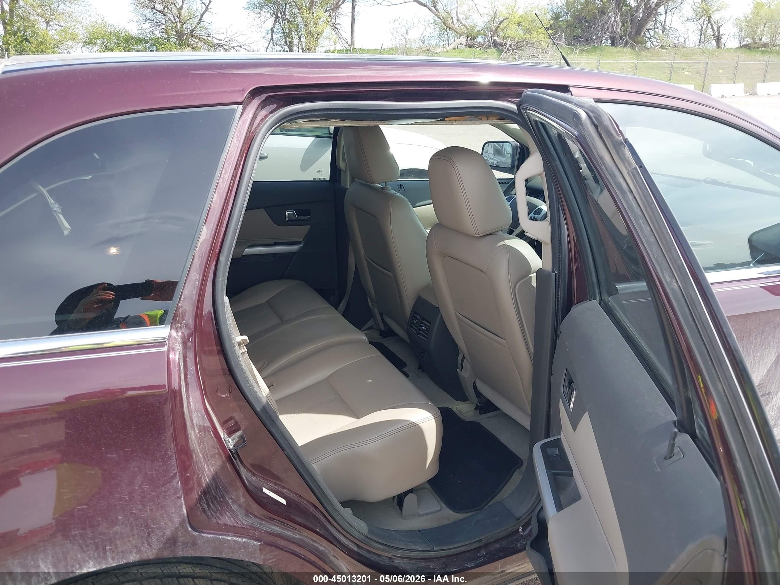 2011 Ford Edge Limited Бордовый vin: 2FMDK3KC4BBA53804