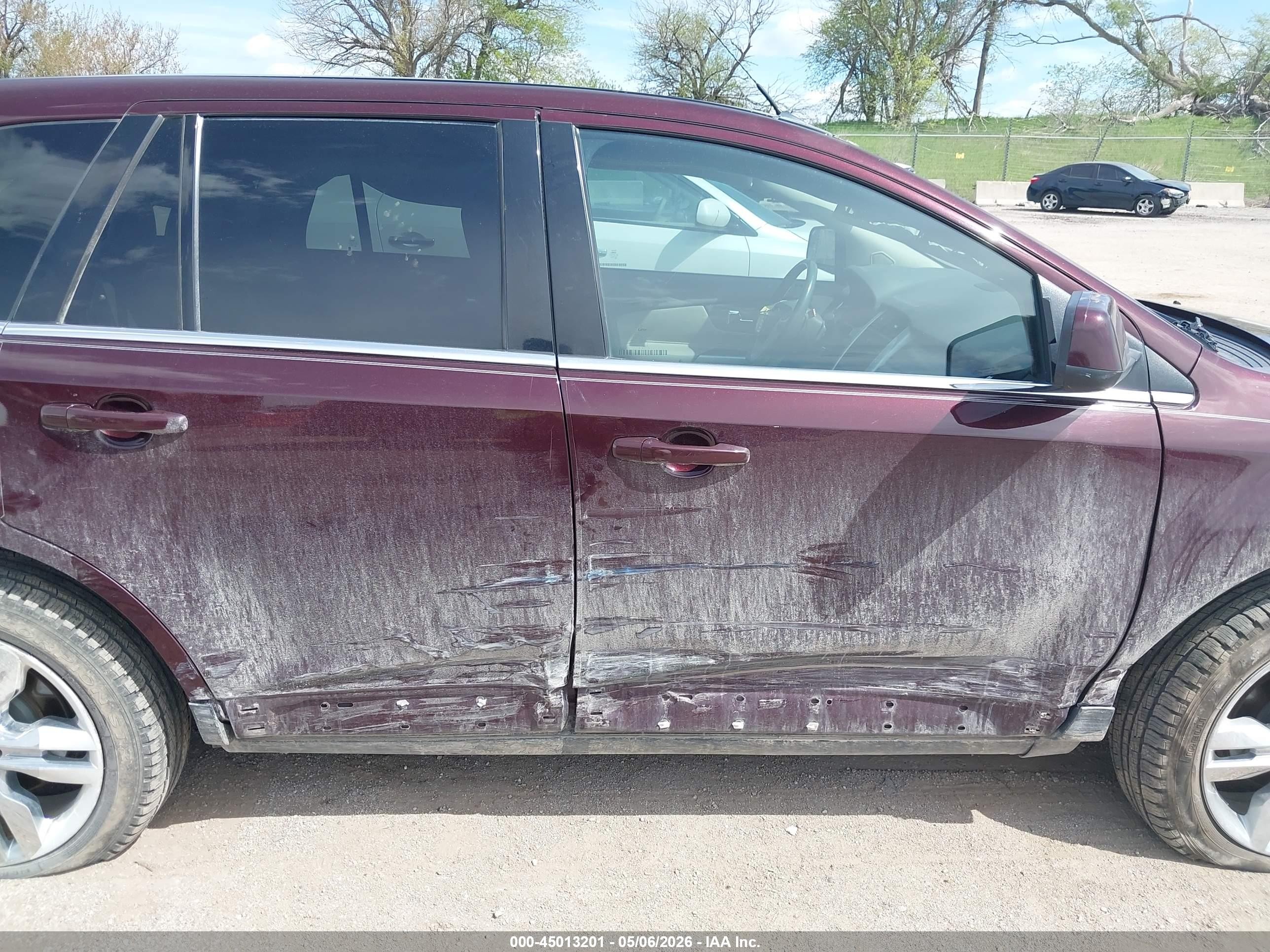 2011 Ford Edge Limited Бордовый vin: 2FMDK3KC4BBA53804