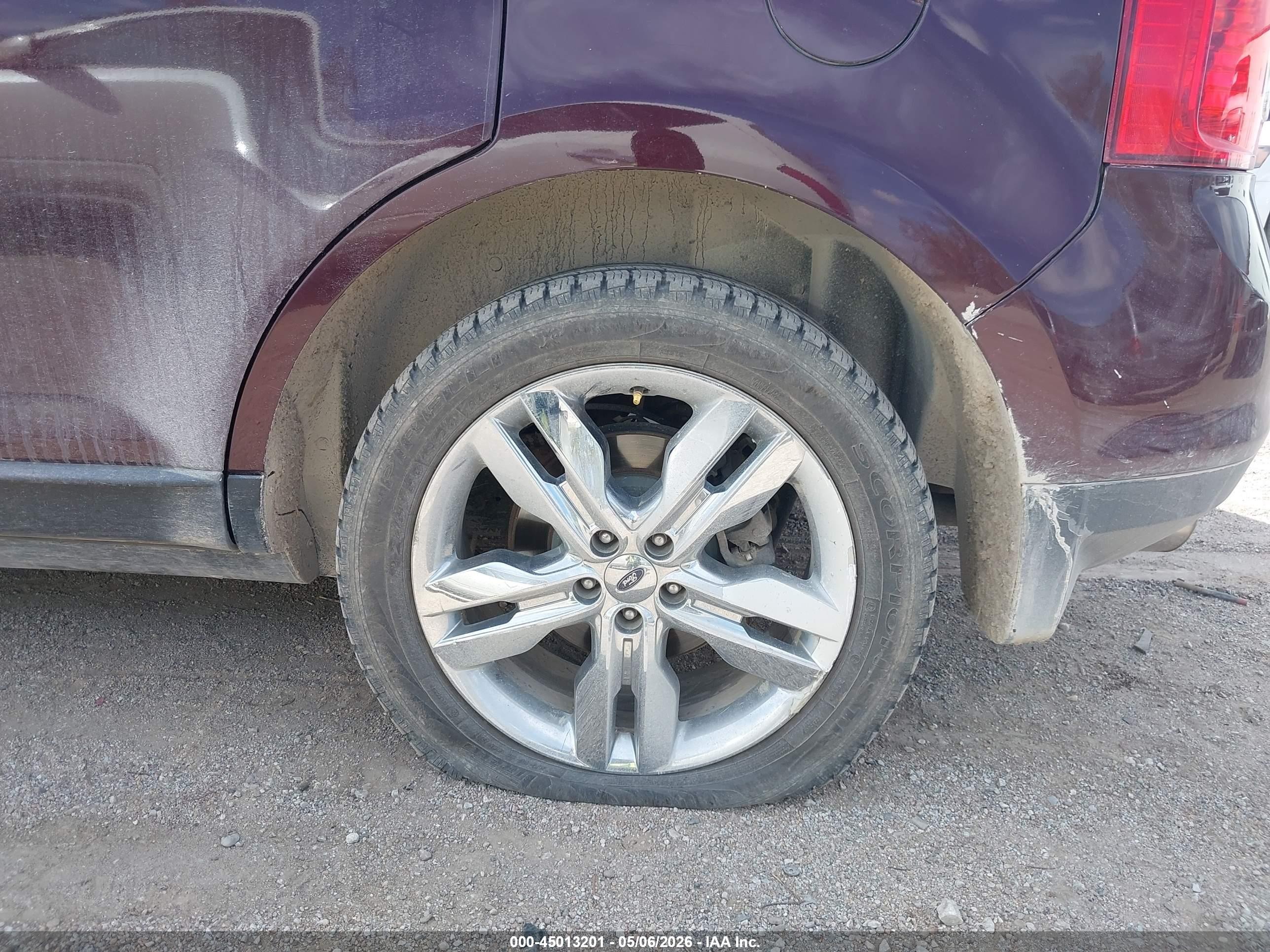 2011 Ford Edge Limited Бордовый vin: 2FMDK3KC4BBA53804